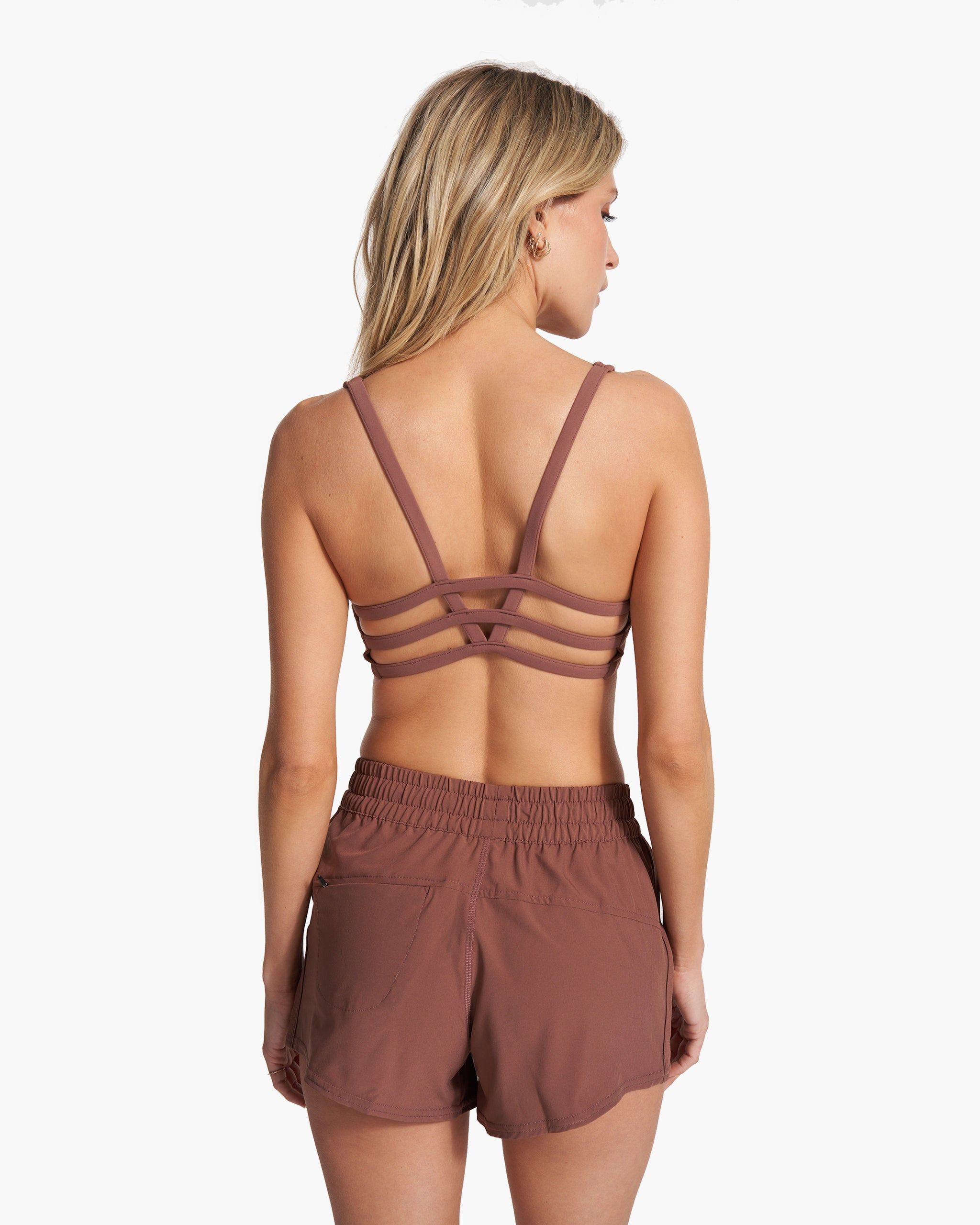 Yosemite Bra | Hazelnut sold by Vuori product image thumbnail 4