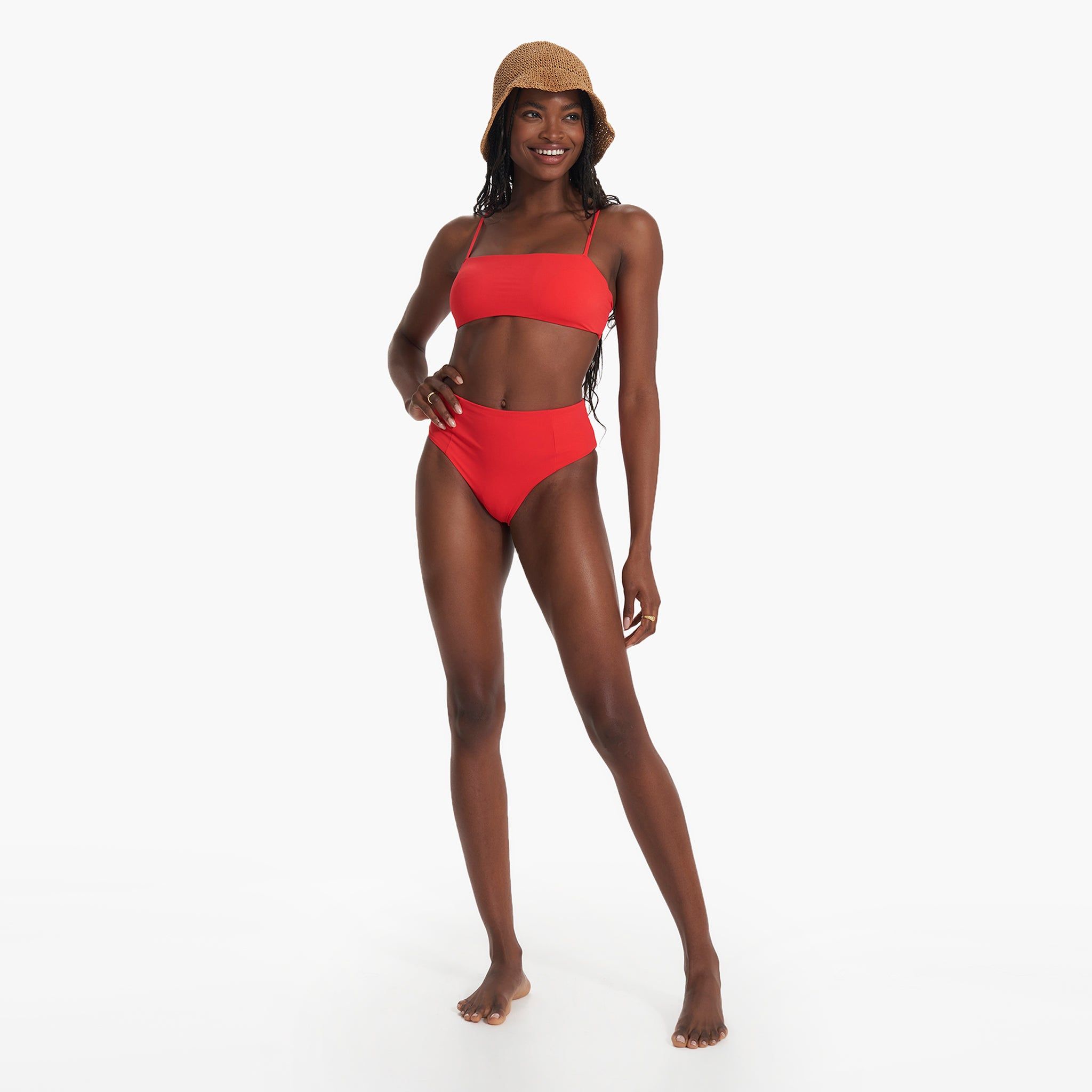 Dune Bikini Top | Vermillion sold by Vuori product image thumbnail 5