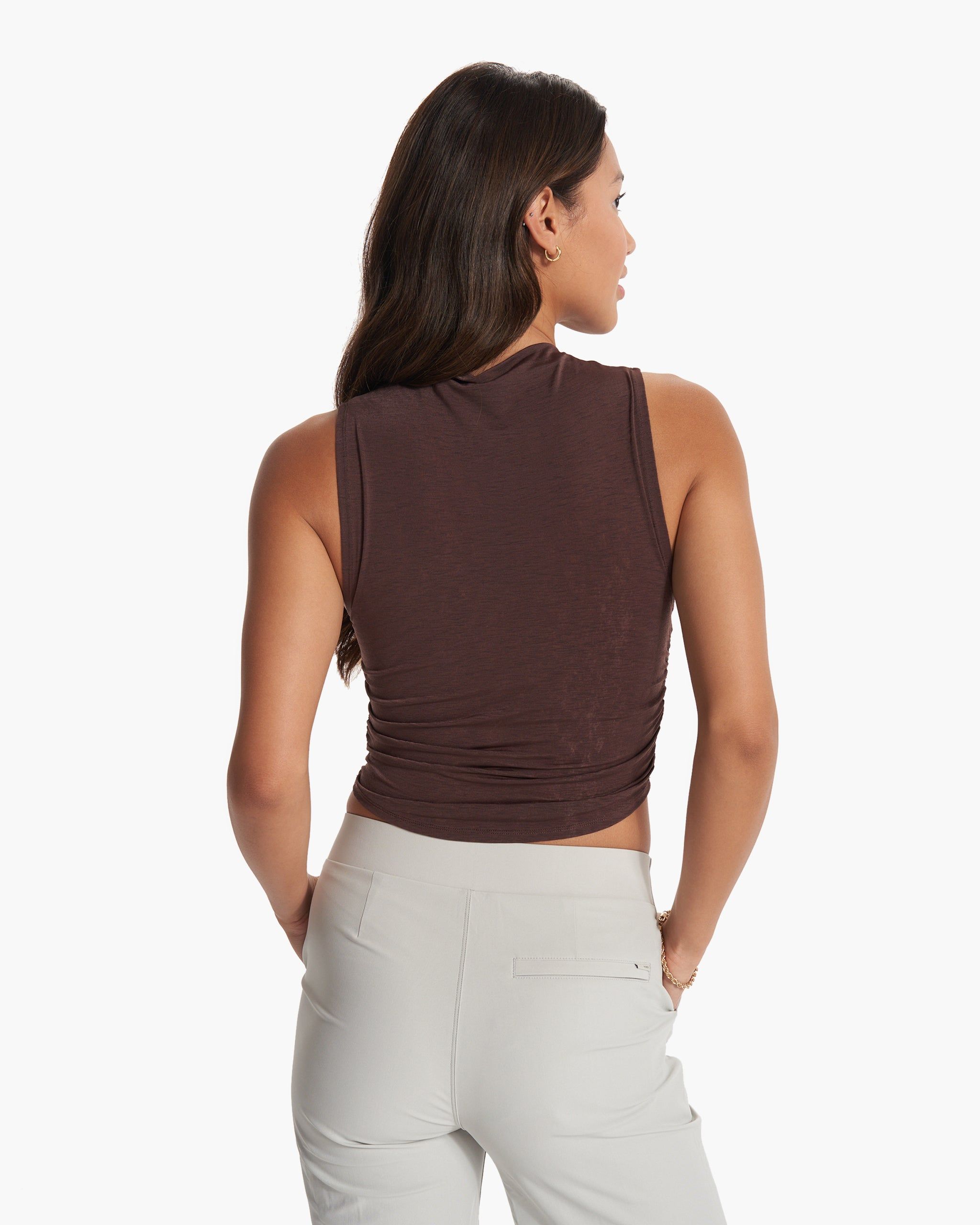 Westerlies Mock Tank | Mahogany sold by Vuori product image thumbnail 3