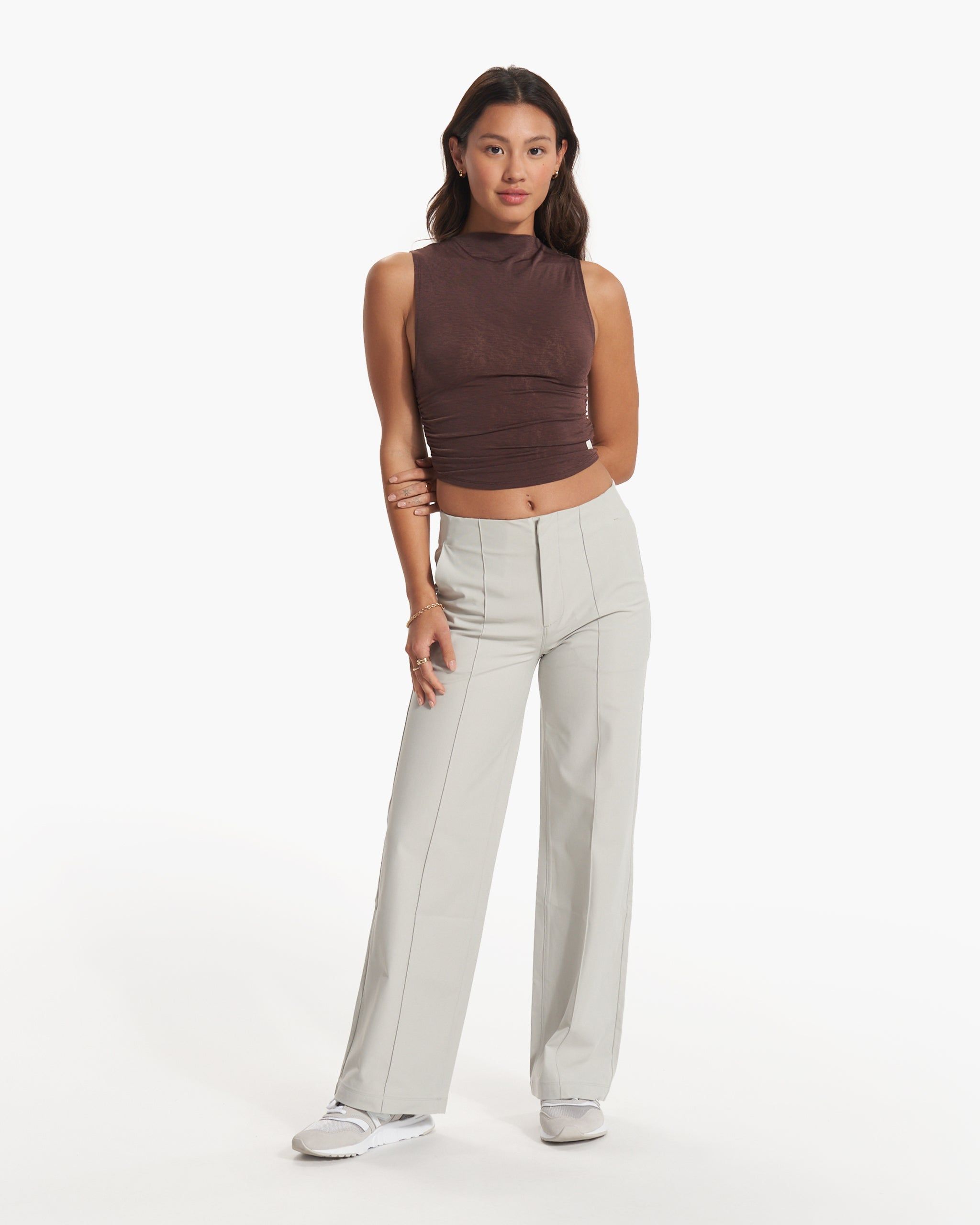 Westerlies Mock Tank | Mahogany sold by Vuori product image thumbnail 4