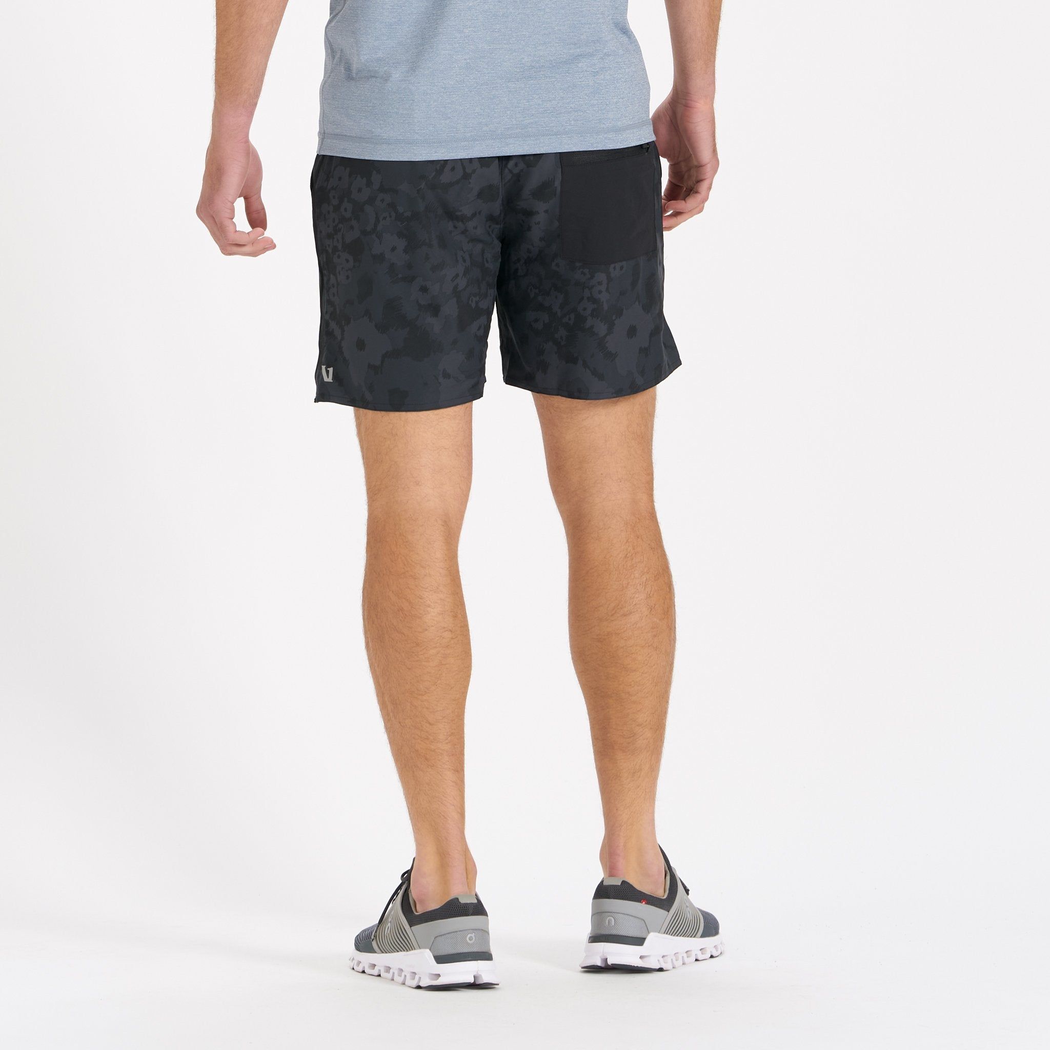 Trail Short | Charcoal Camo Flower sold by Vuori product image thumbnail 4