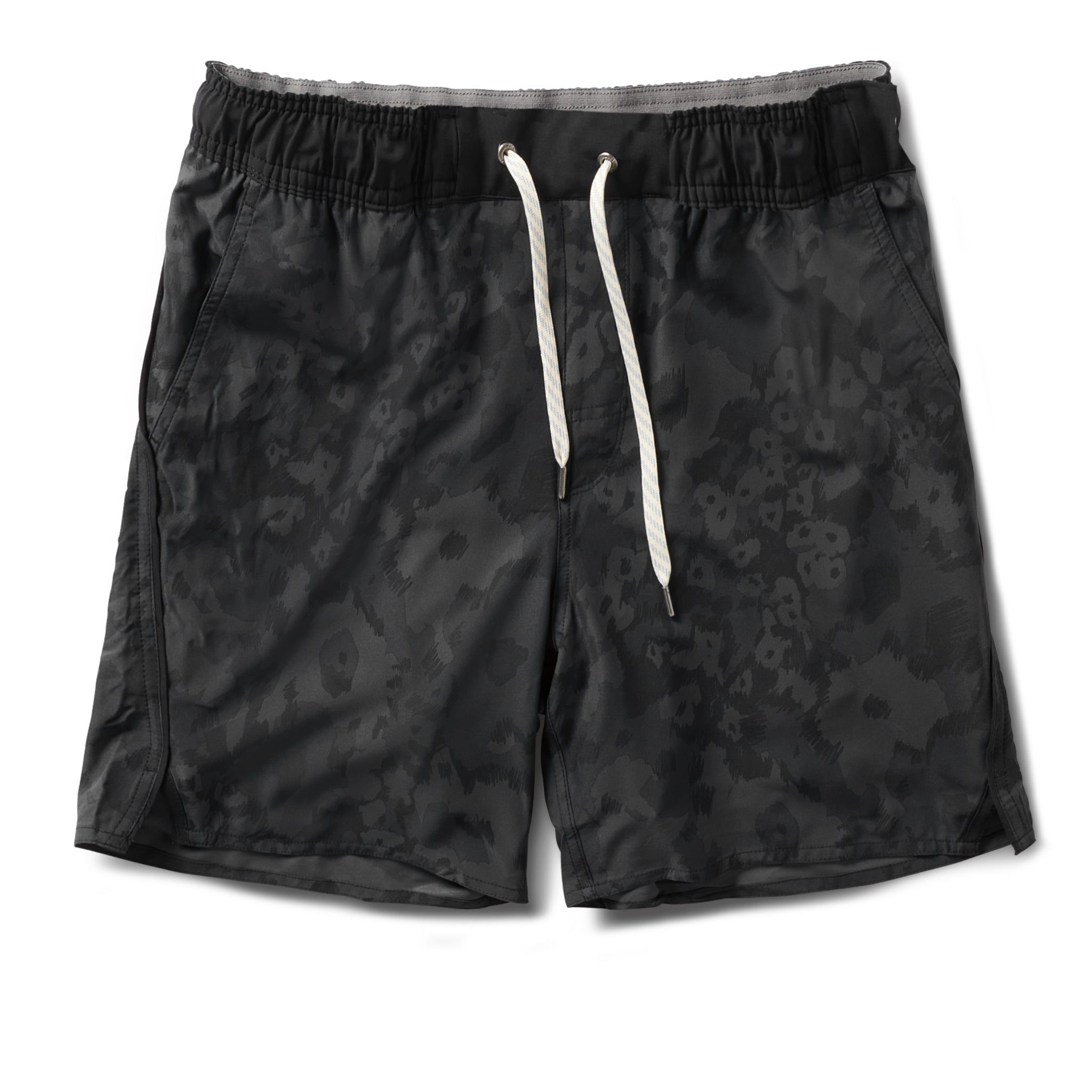 Trail Short | Charcoal Camo Flower sold by Vuori