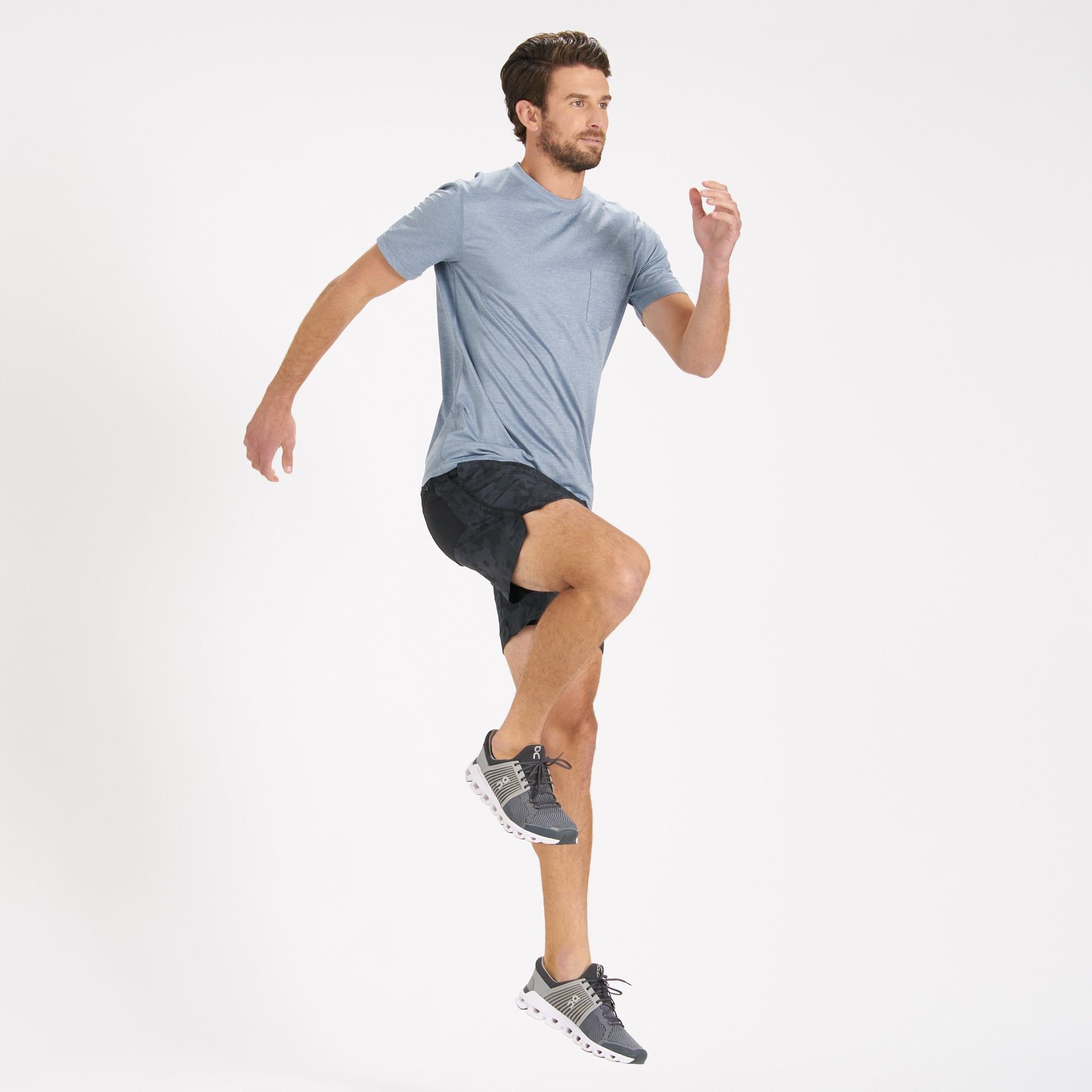 Trail Short | Charcoal Camo Flower sold by Vuori product image thumbnail 6