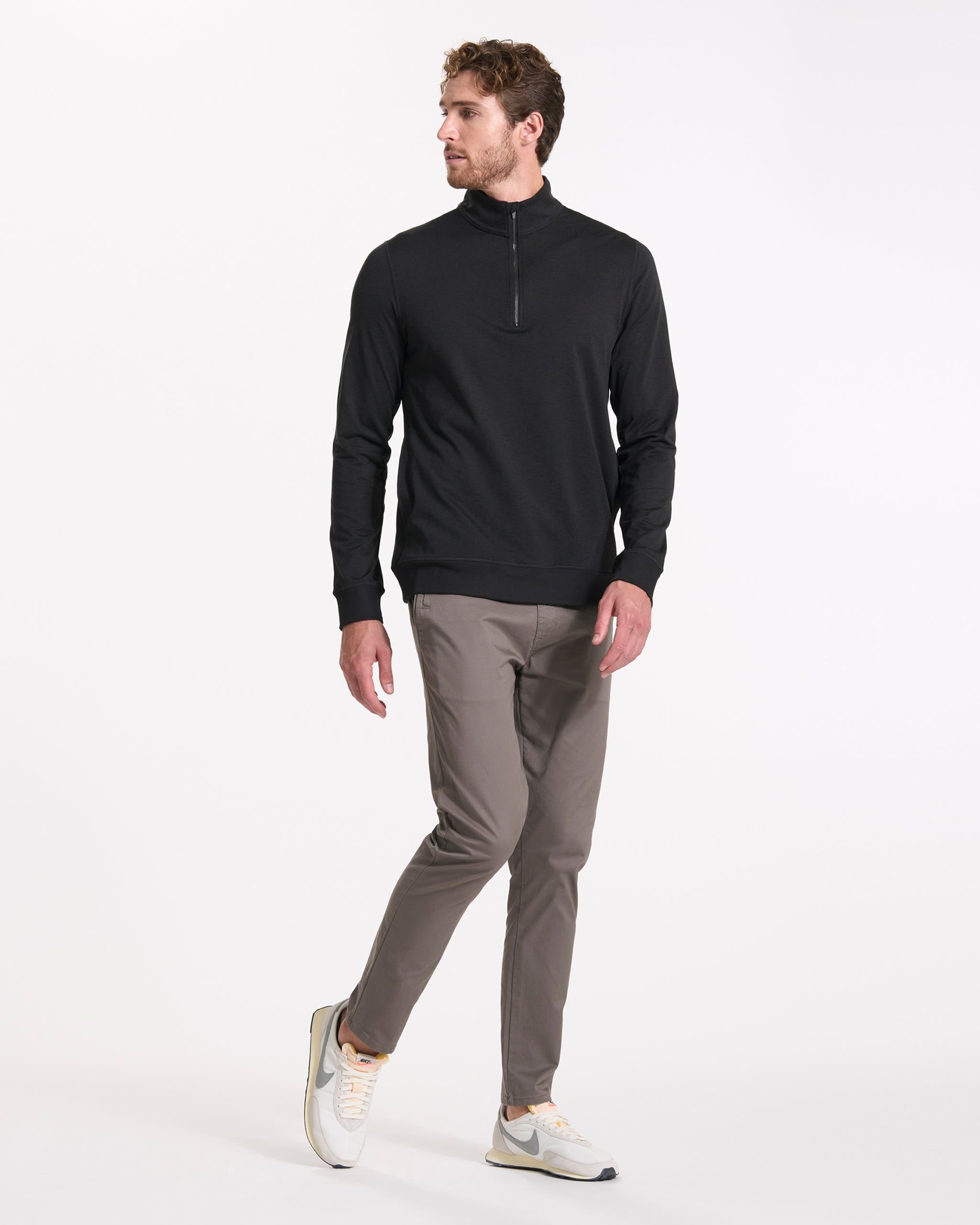Coronado Half Zip | Black Heather sold by Vuori product image thumbnail 6