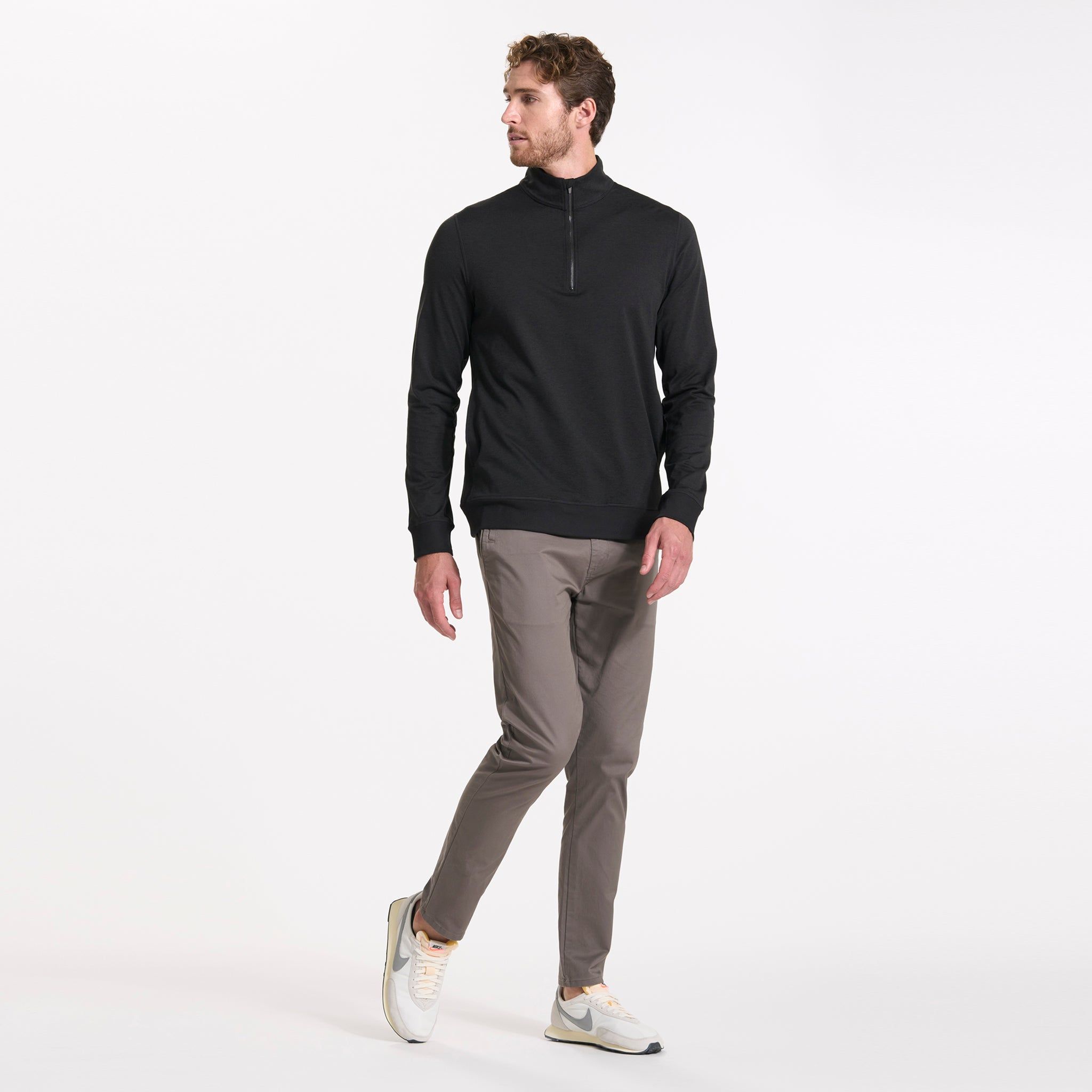 Coronado Half Zip | Black Heather sold by Vuori product image thumbnail 4