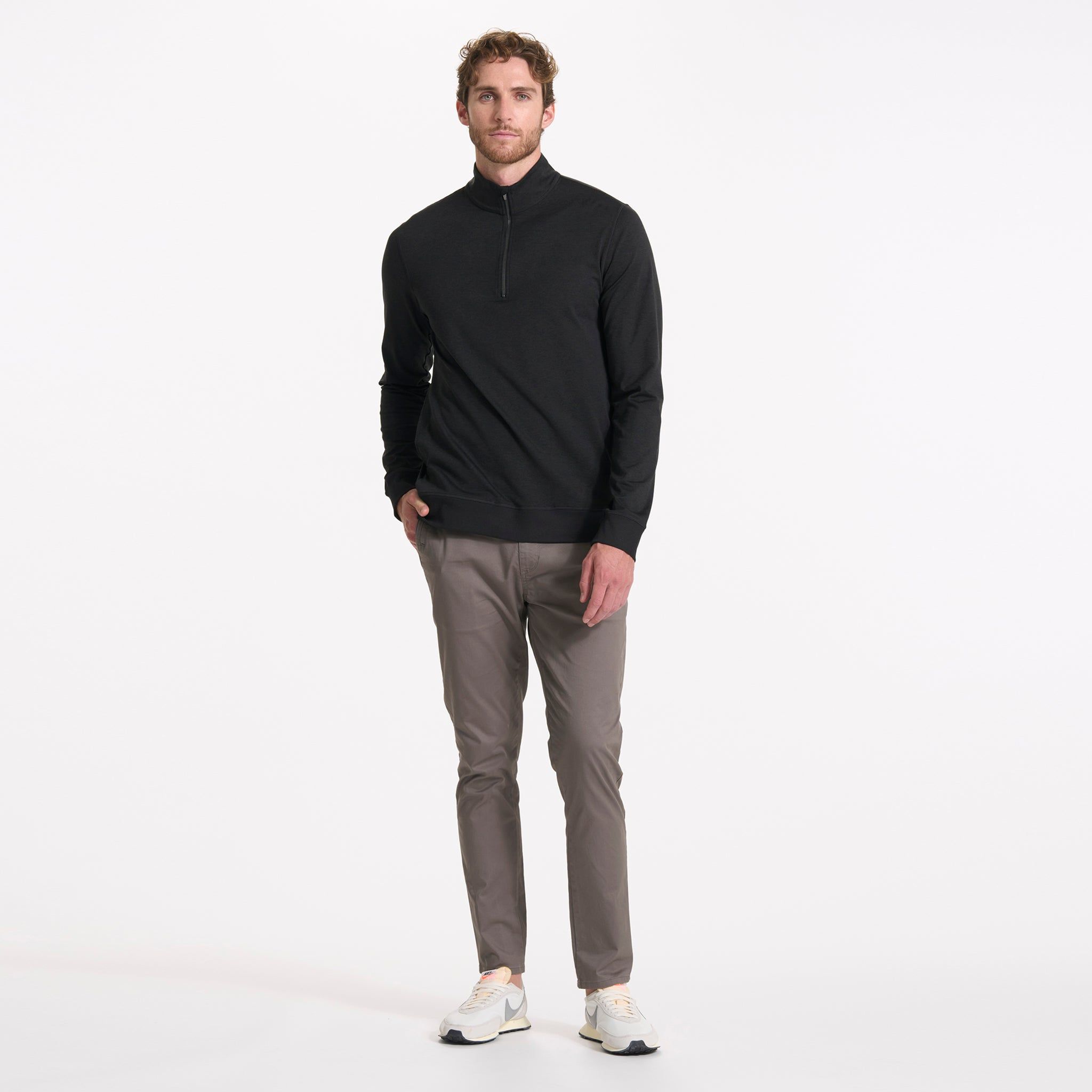 Coronado Half Zip | Black Heather sold by Vuori product image thumbnail 5