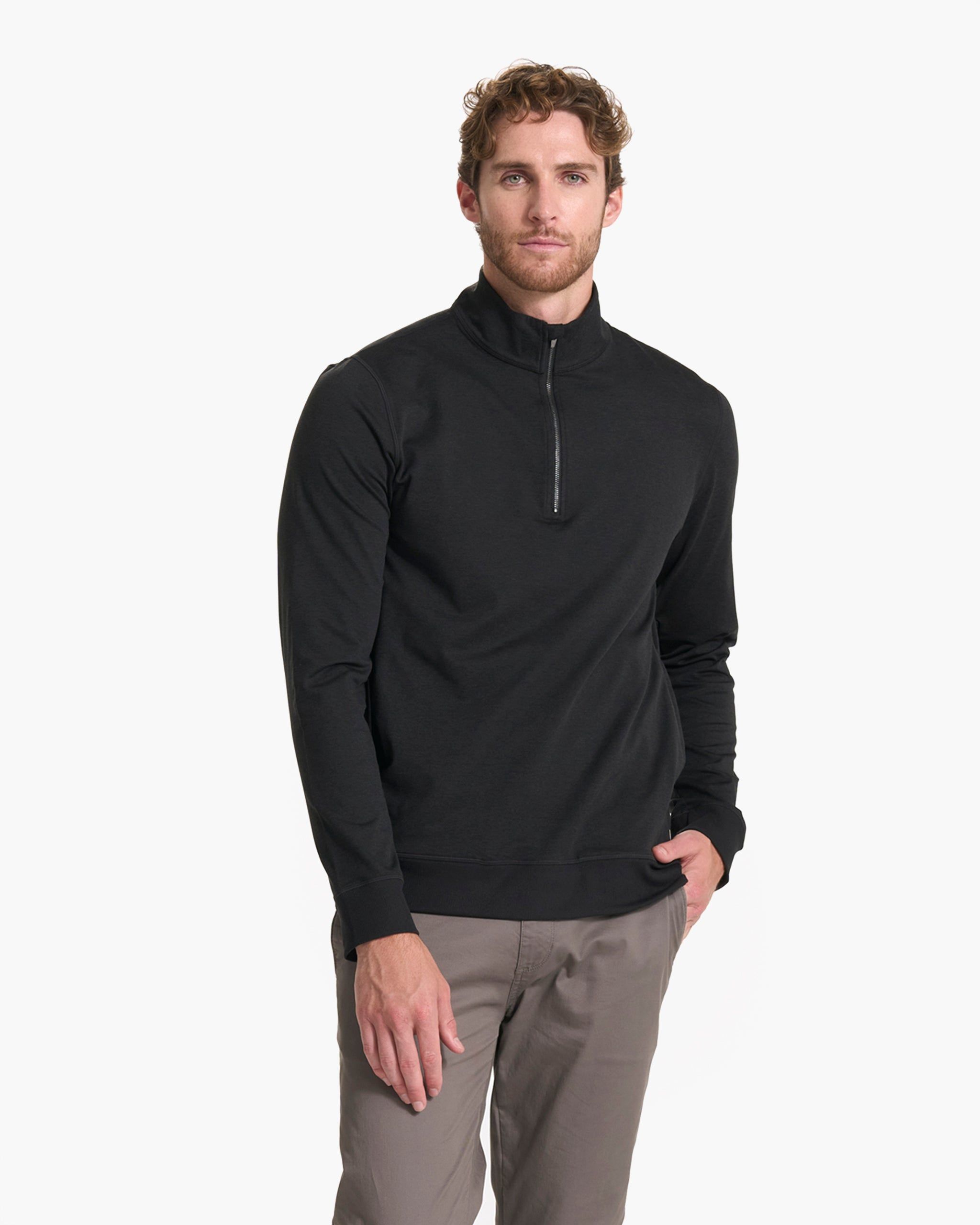 Coronado Half Zip | Black Heather sold by Vuori product image thumbnail 2