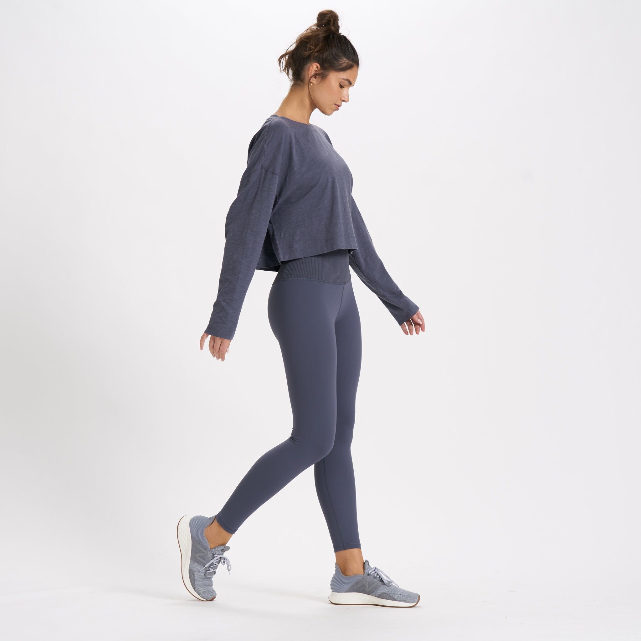 Rib Studio Legging | Azure sold by Vuori product image thumbnail 5
