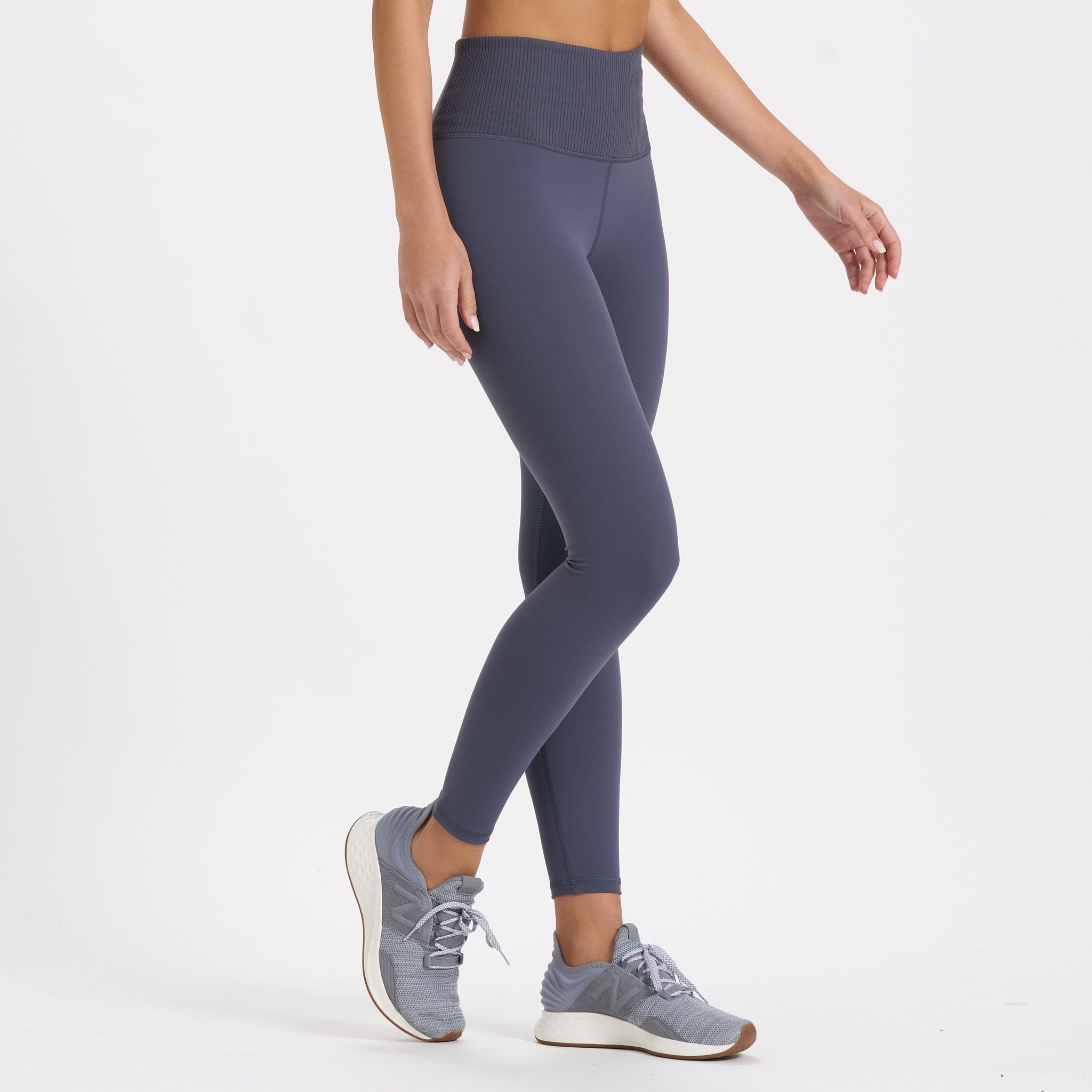 Rib Studio Legging | Azure sold by Vuori product image thumbnail 2