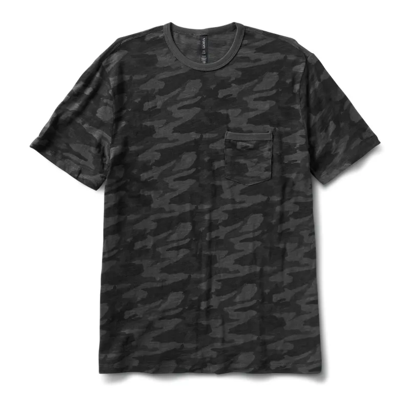 The Rise Tee | Black Camo sold by Vuori