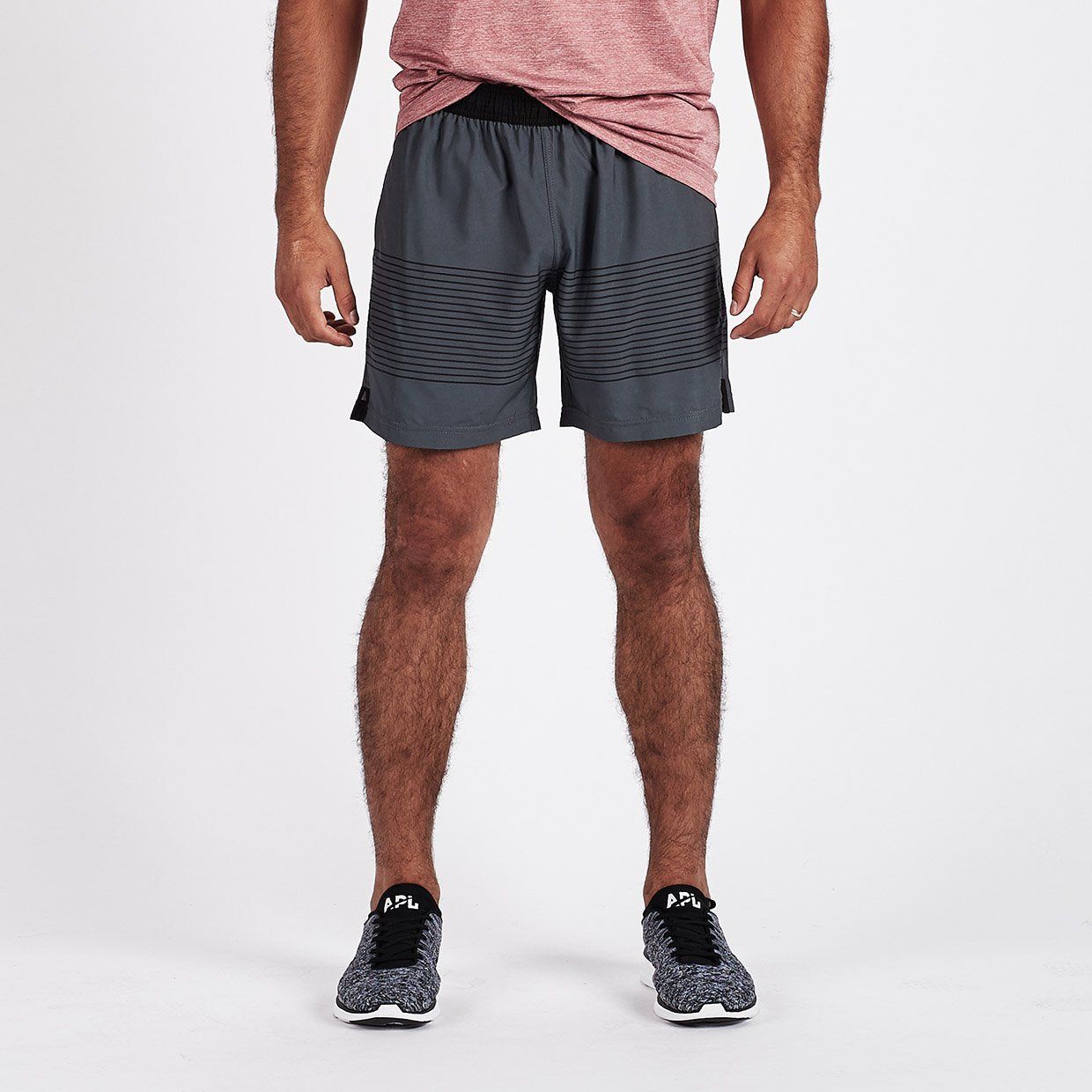Rush Short | Charcoal Black Stripe sold by Vuori product image thumbnail 2