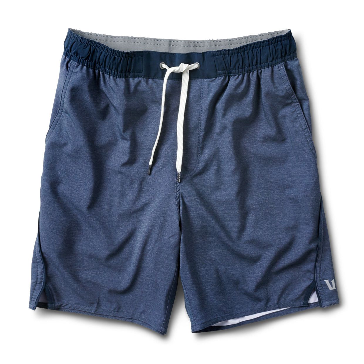 Trail Short | Navy Heather Texture sold by Vuori