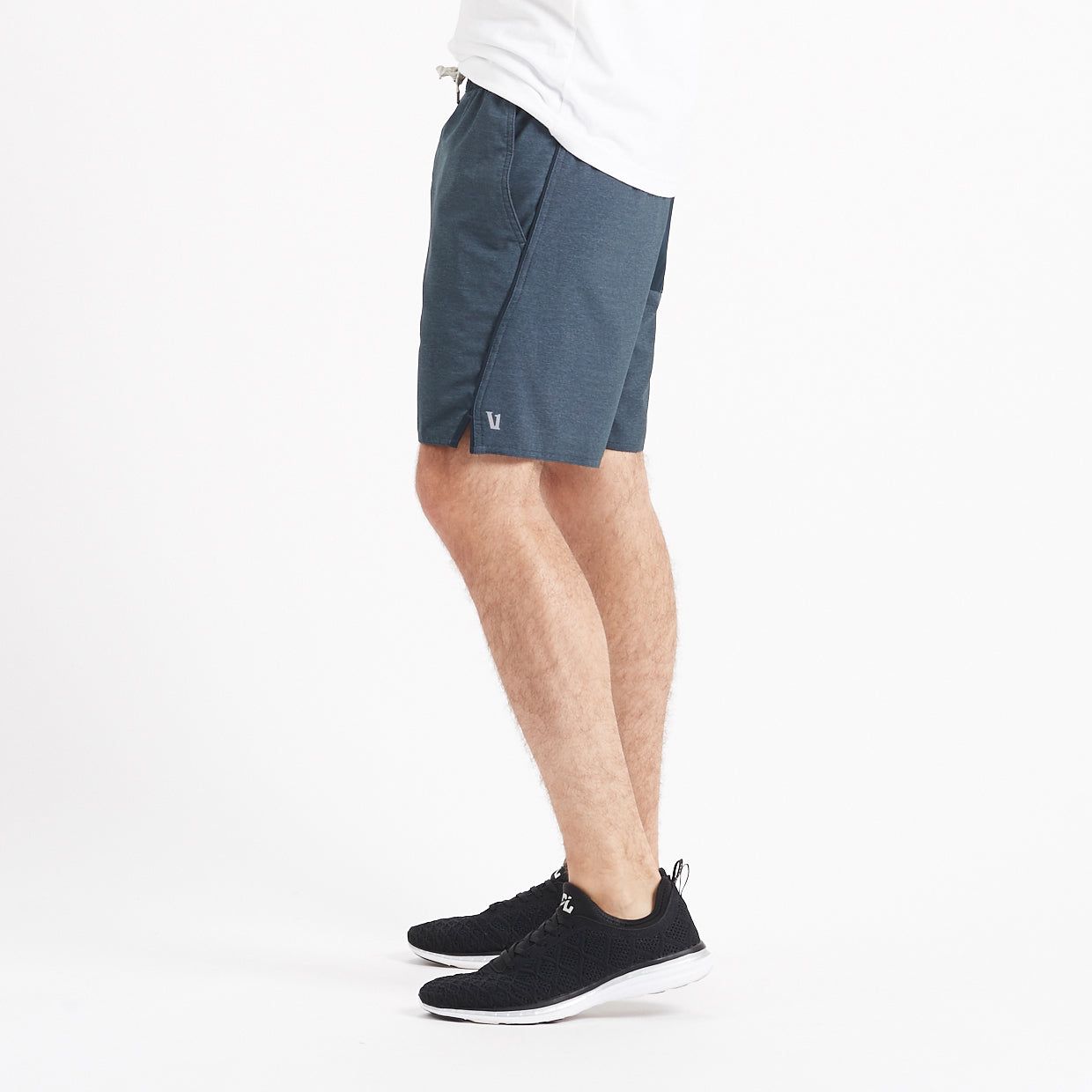 Trail Short | Navy Heather Texture sold by Vuori product image thumbnail 3