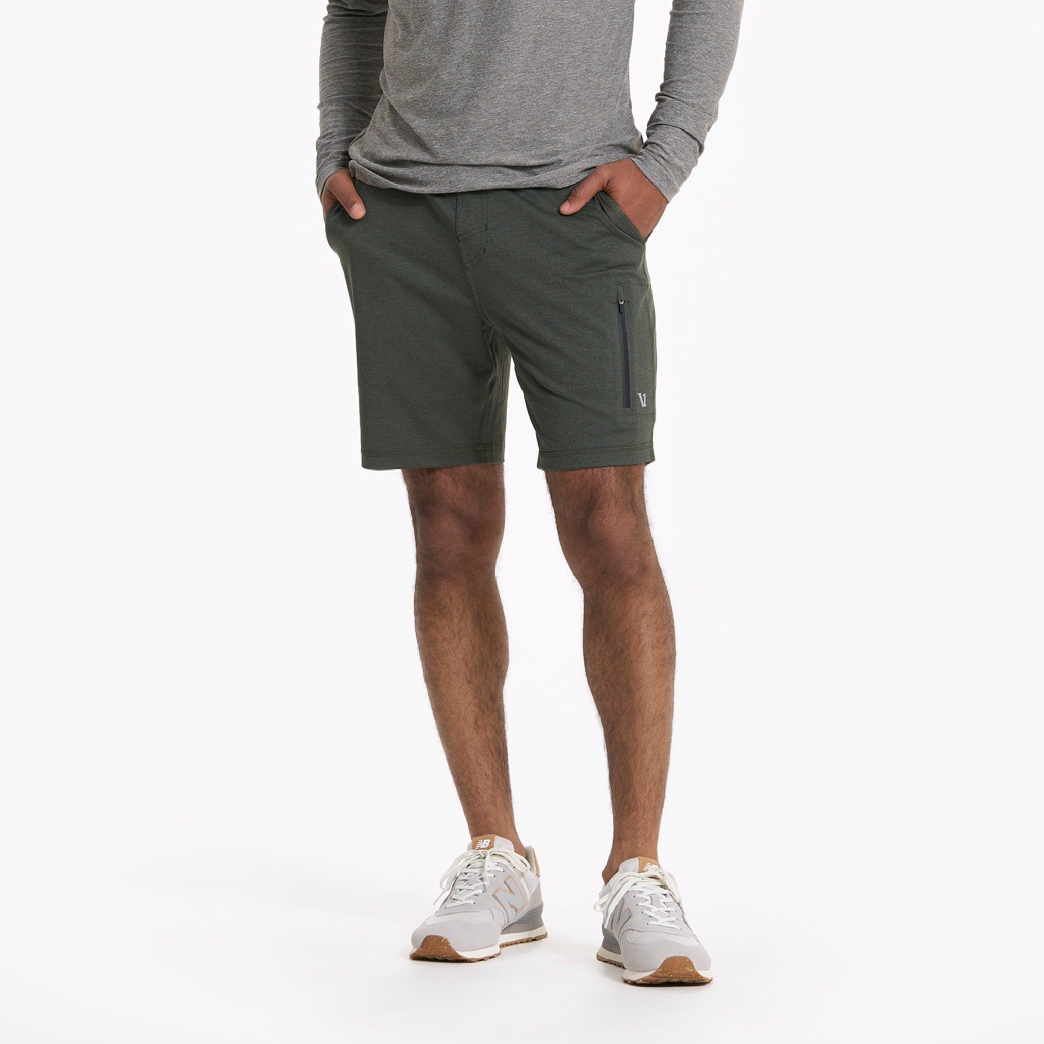 Sunday Performance Short | Forest Heather sold by Vuori product image thumbnail 2