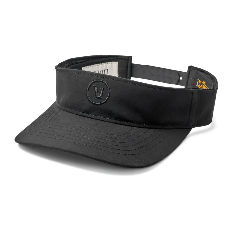 Vuori Tennis Visor | Black sold by Vuori