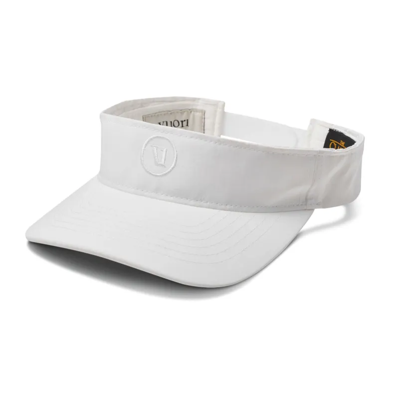 Vuori Tennis Visor | White sold by Vuori