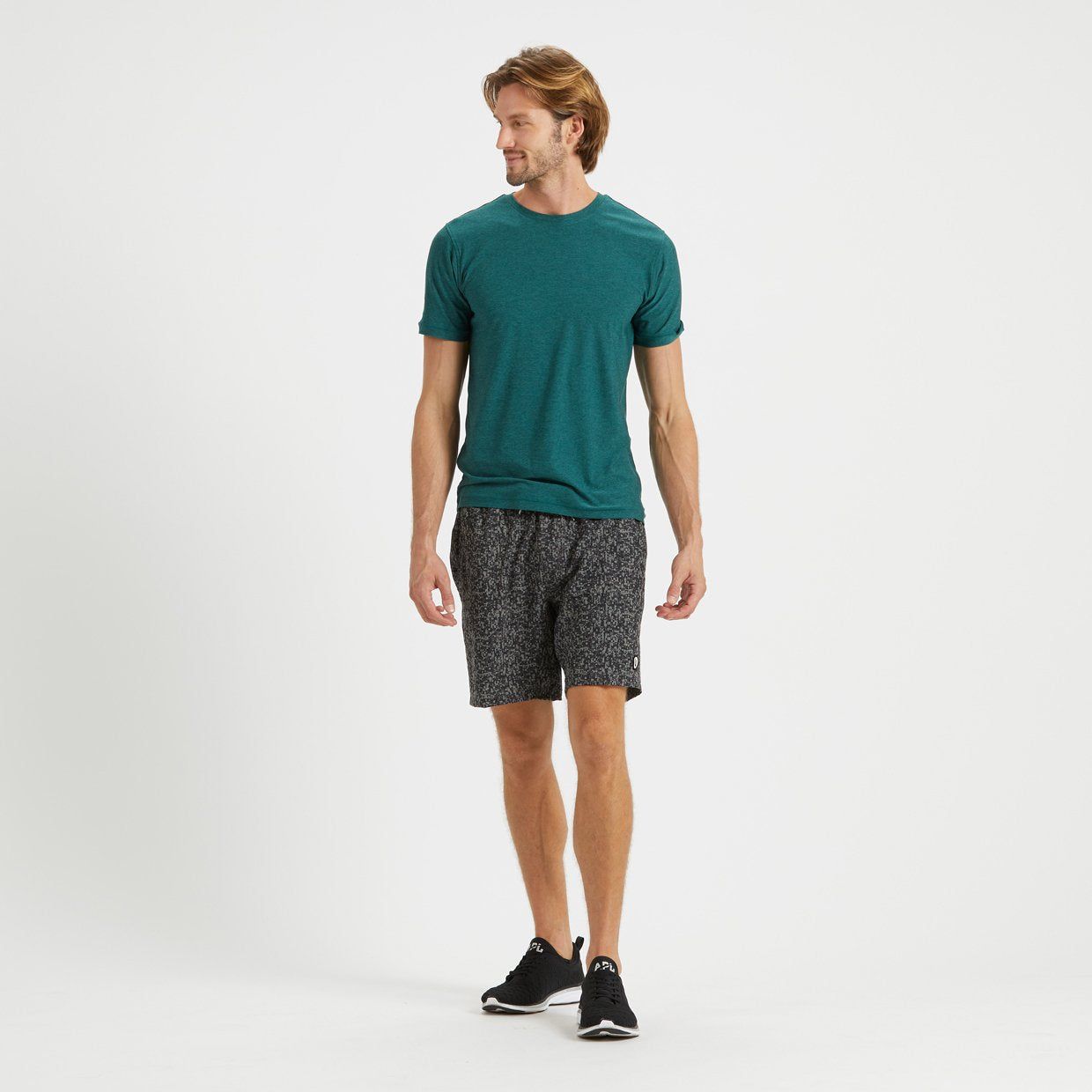 Strato Tech Tee | Palm Heather sold by Vuori product image thumbnail 5