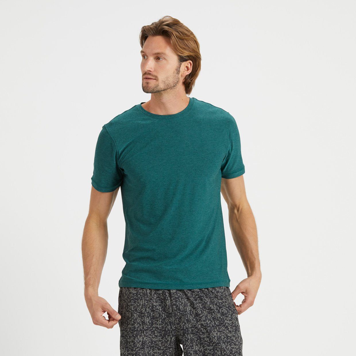 Strato Tech Tee | Palm Heather sold by Vuori product image thumbnail 2