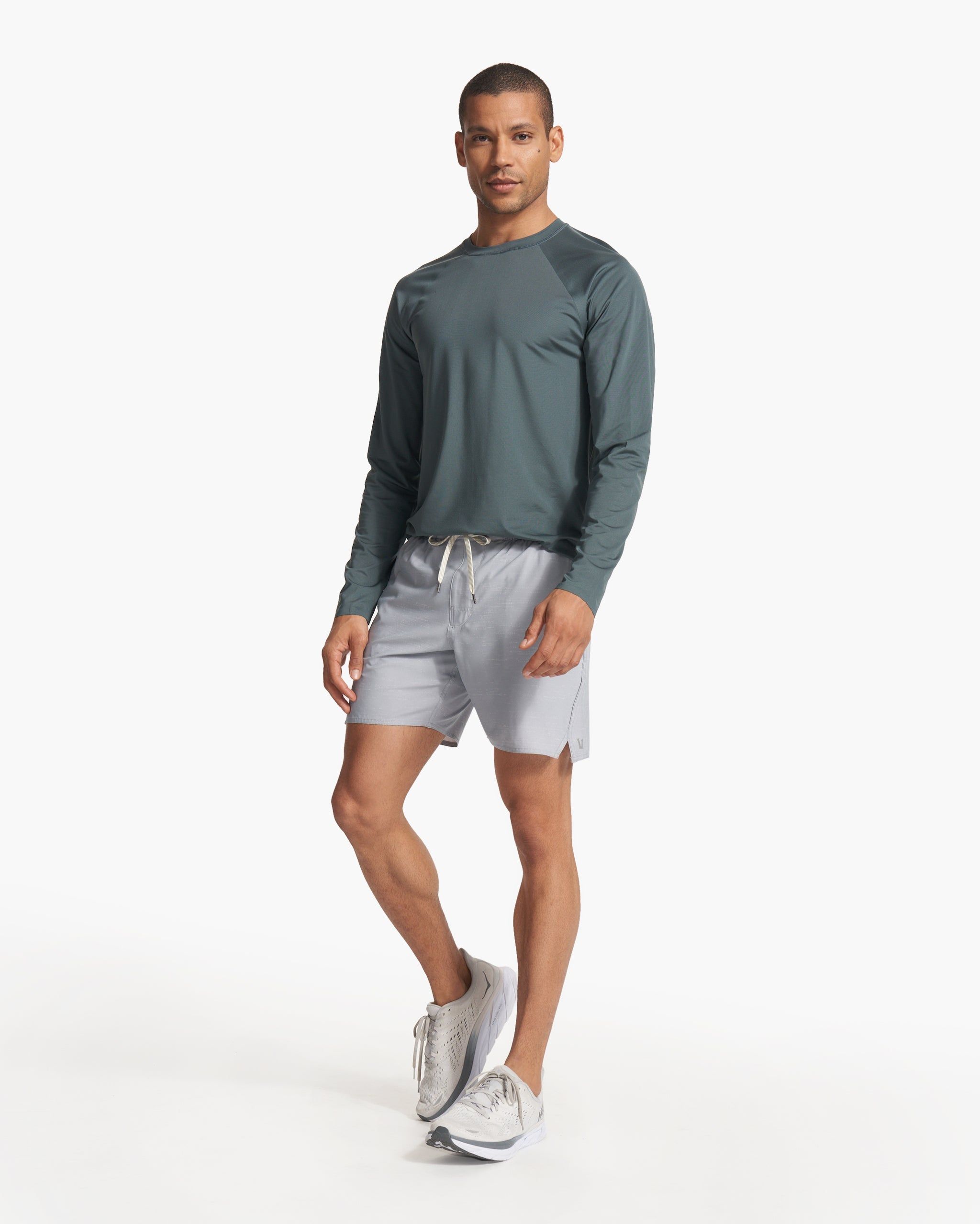 Trail Short | Platinum Texture Print sold by Vuori product image thumbnail 5