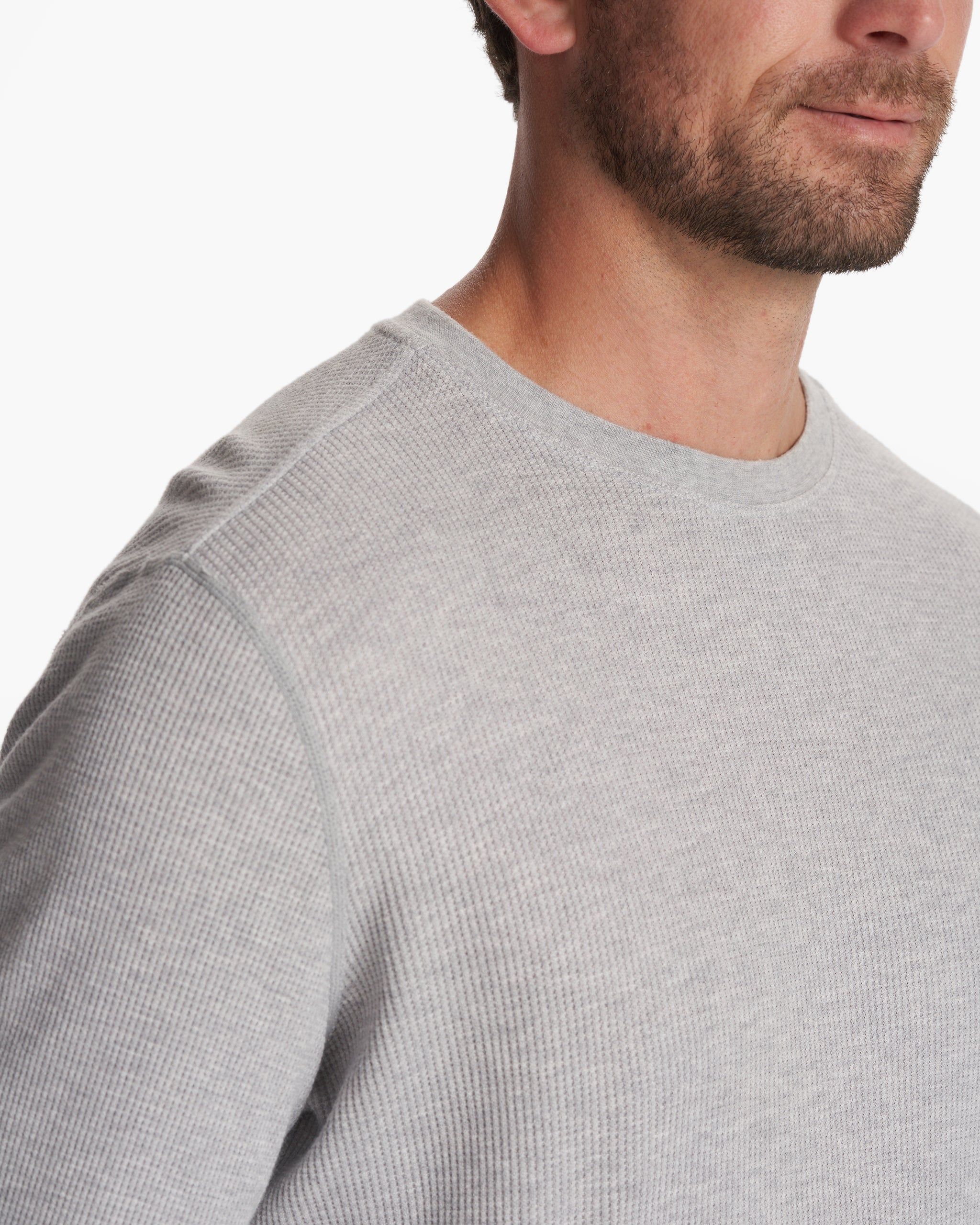 Waffle Crew | Light Heather Grey sold by Vuori product image thumbnail 6