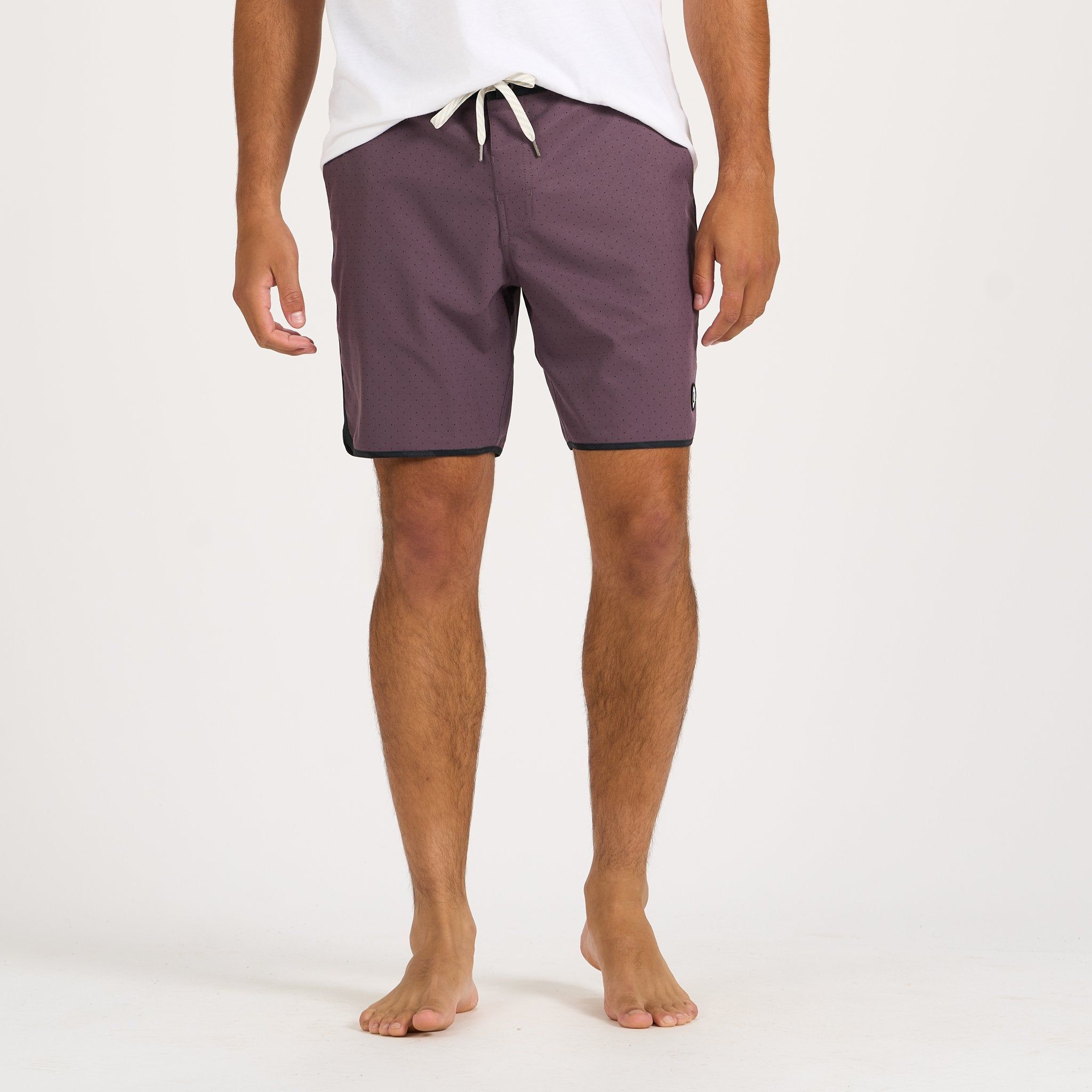 Cruise Boardshort | Smoked Plum Micro Dot sold by Vuori product image thumbnail 2