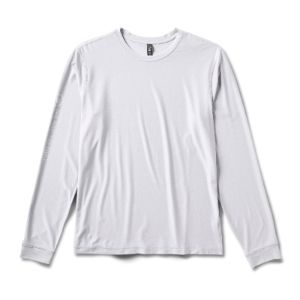 Long Sleeve Uluwatu 23 Water Tee | Platinum Heather sold by Vuori