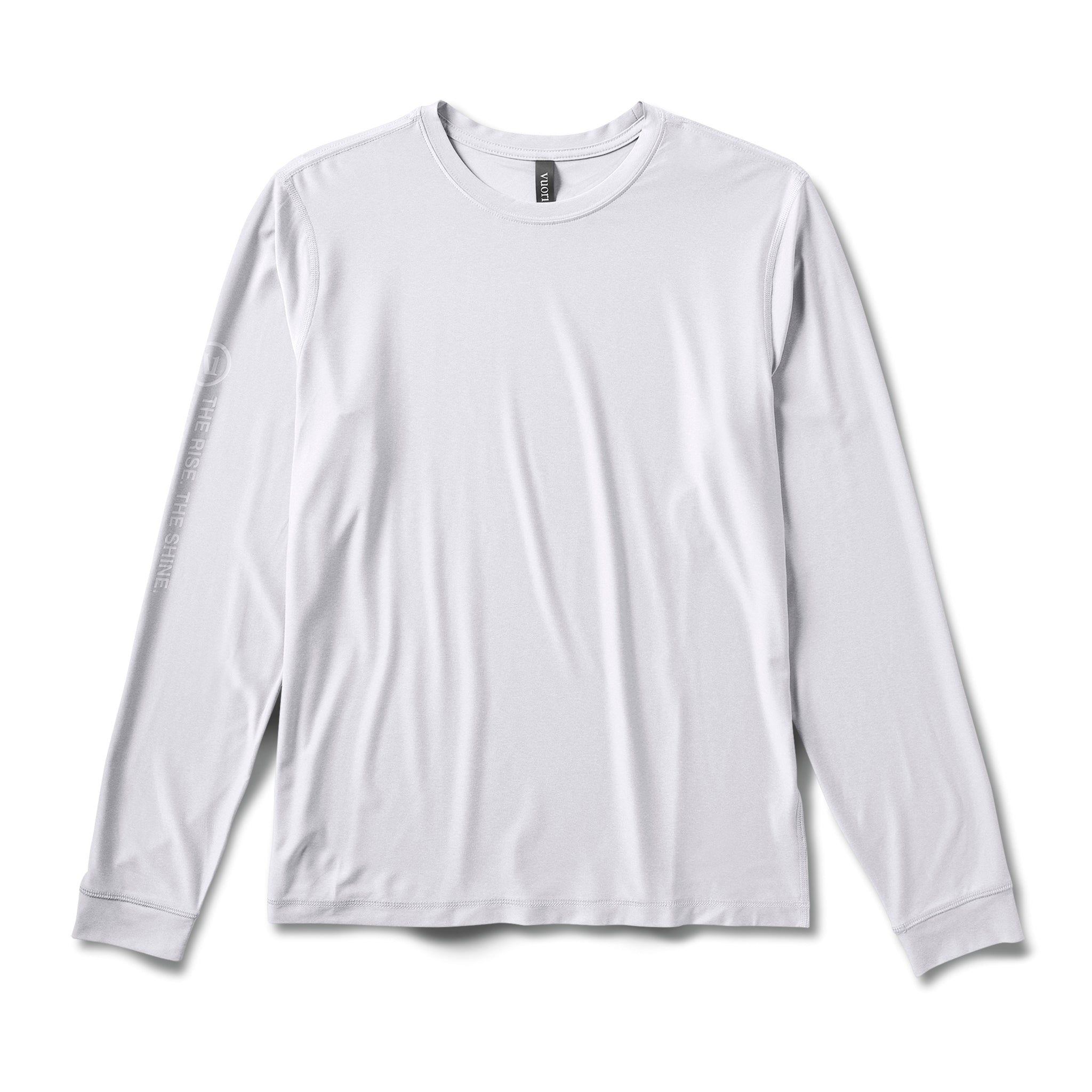 Long Sleeve Uluwatu 23 Water Tee | Platinum Heather sold by Vuori