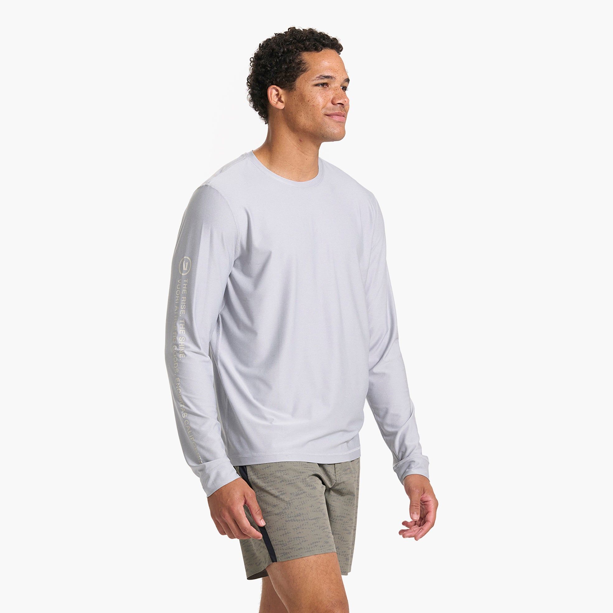 Long Sleeve Uluwatu 23 Water Tee | Platinum Heather sold by Vuori product image thumbnail 2
