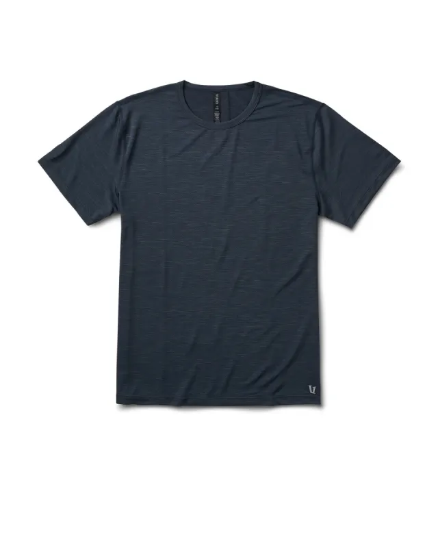 Zephyr Tee | Indigo Heather sold by Vuori
