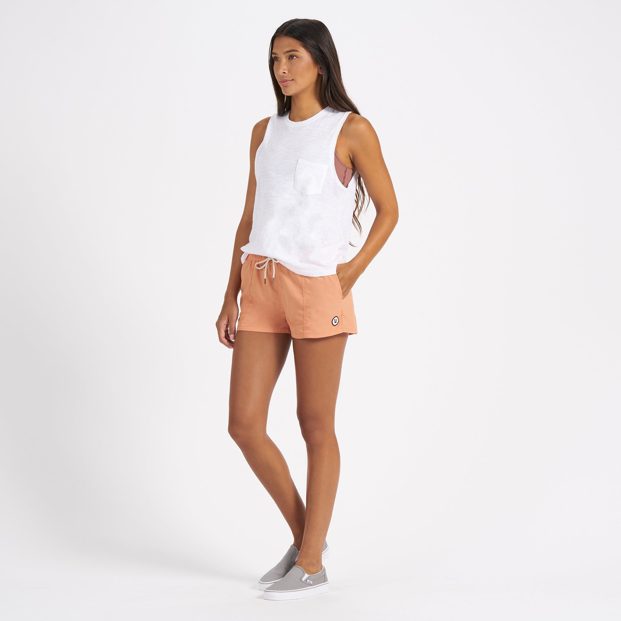 Sunset Tank | White sold by Vuori product image thumbnail 4