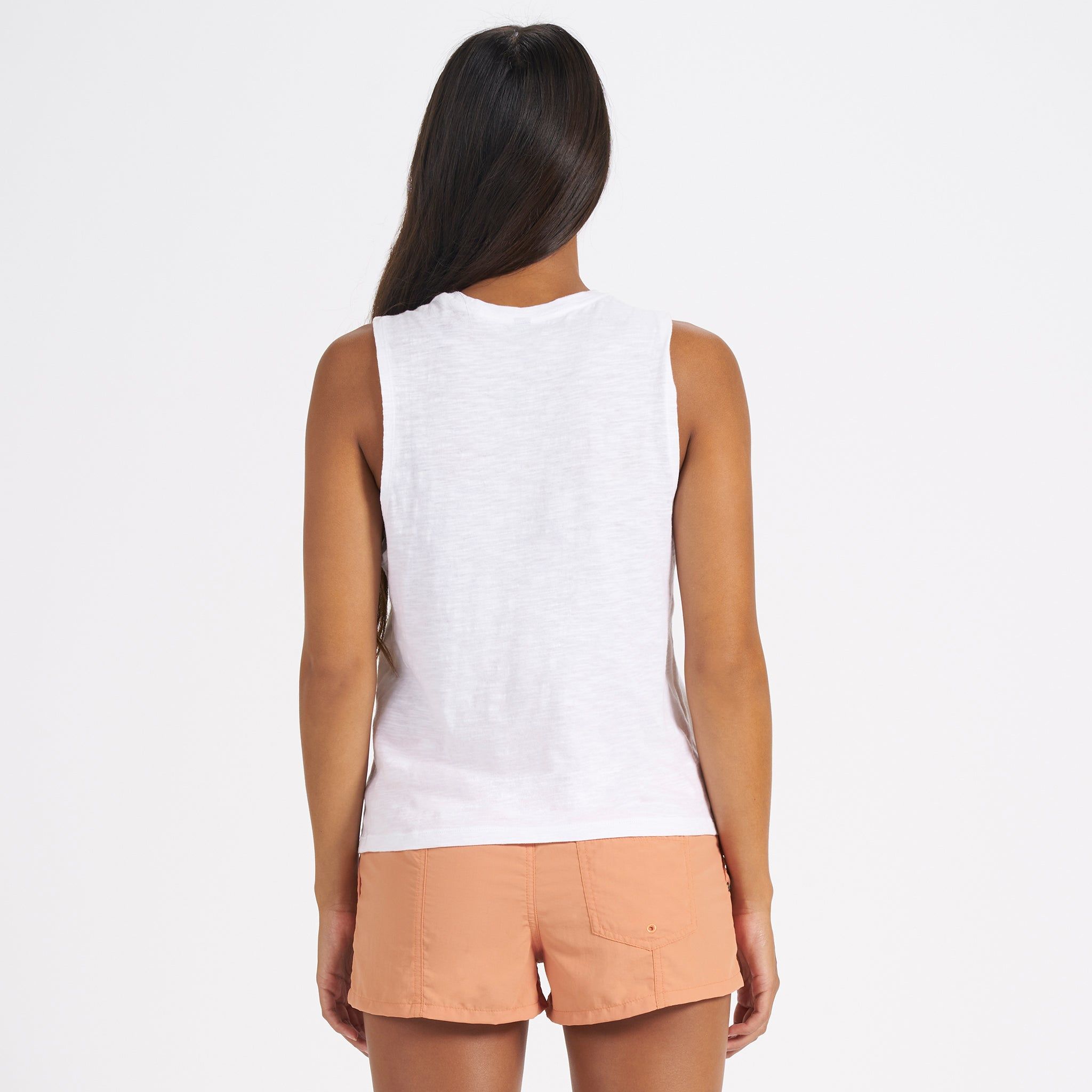 Sunset Tank | White sold by Vuori product image thumbnail 3