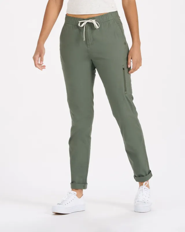 Womens Ripstop Pant - Long | Army sold by Vuori