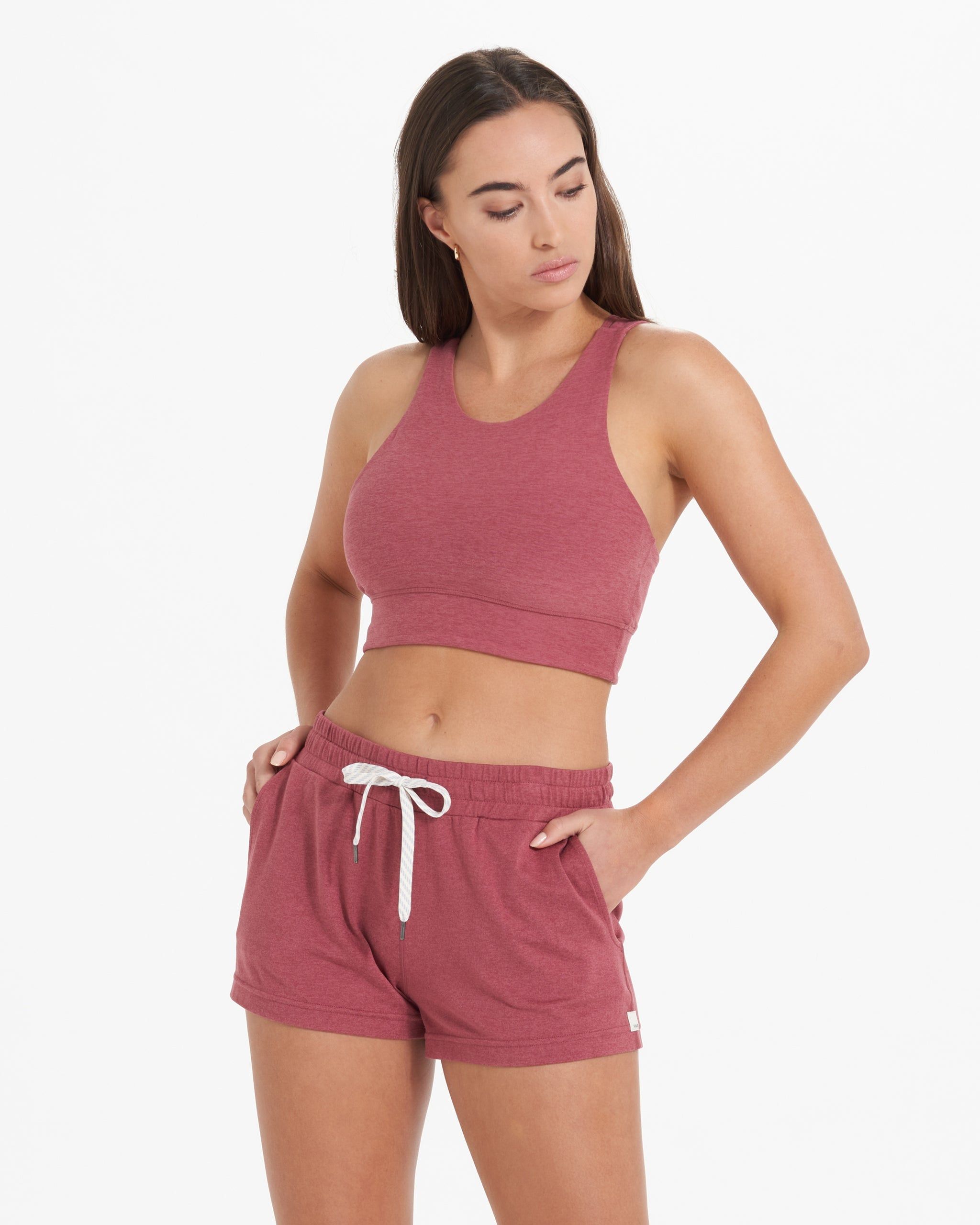 Halo Performance Short | Desert Rose Heather sold by Vuori product image thumbnail 3