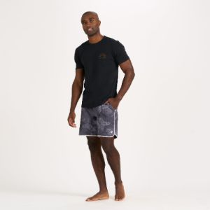 Cruise Boardshort | Charcoal Vintage Leaf sold by Vuori