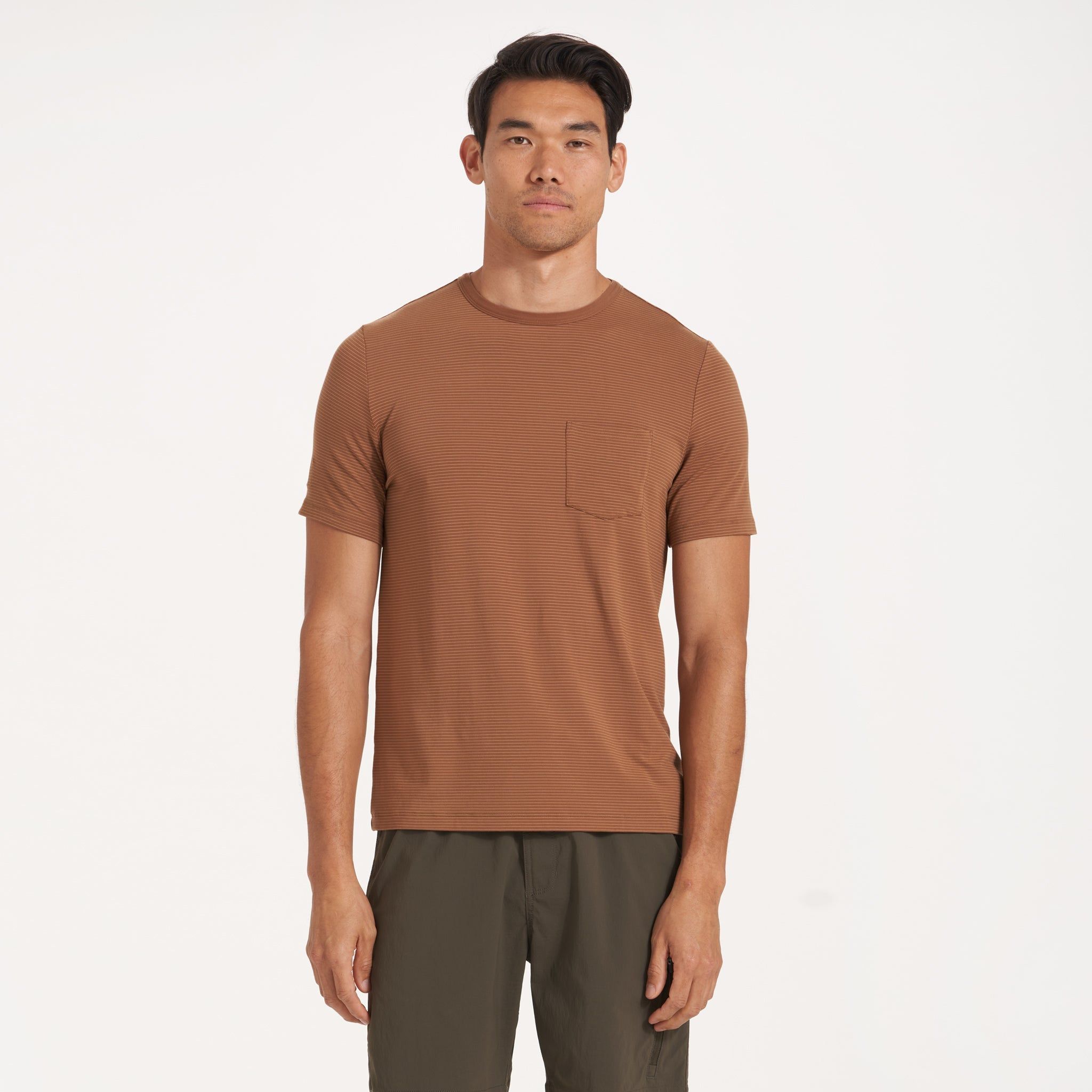 Linear Tech Tee | Rum sold by Vuori product image thumbnail 6