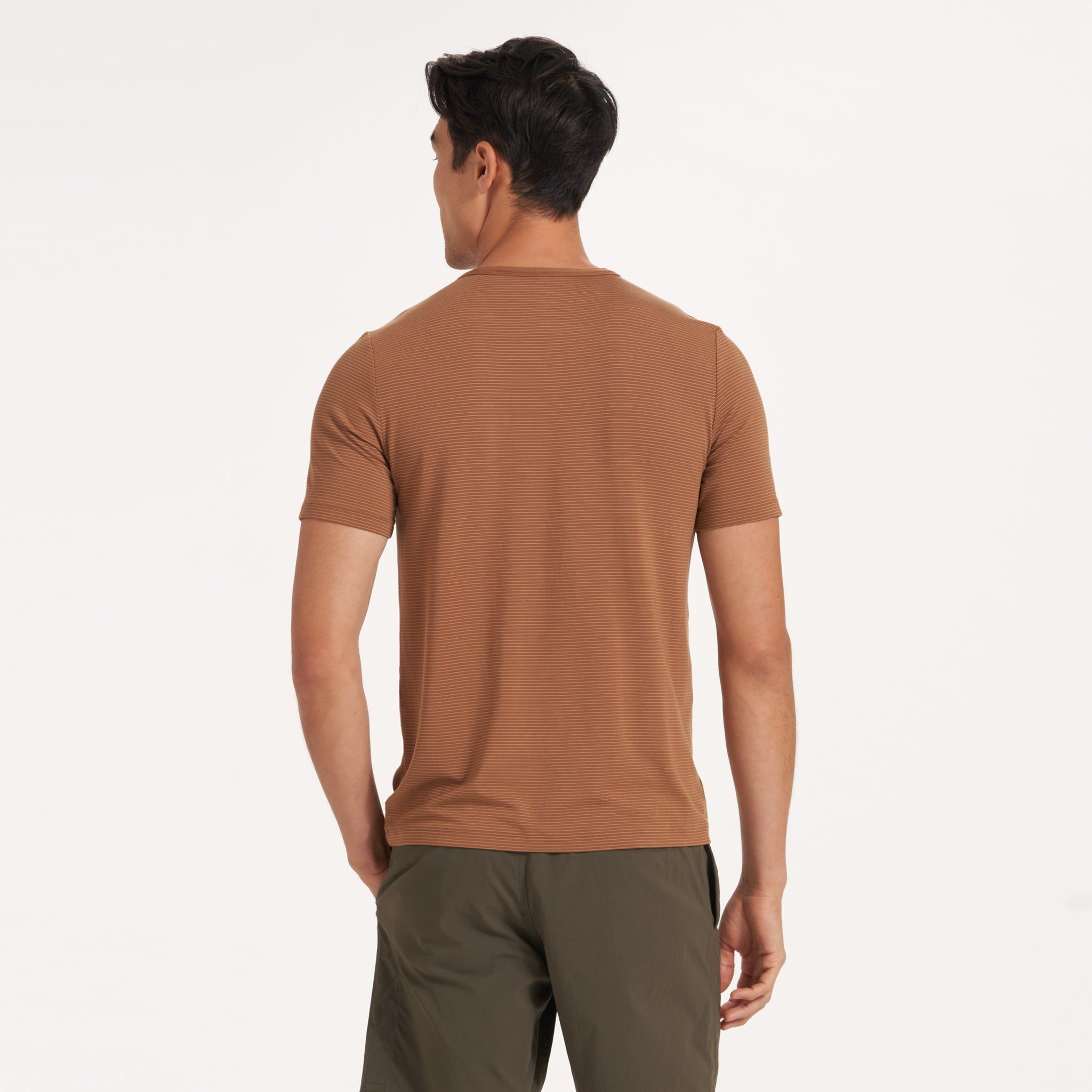 Linear Tech Tee | Rum sold by Vuori product image thumbnail 4