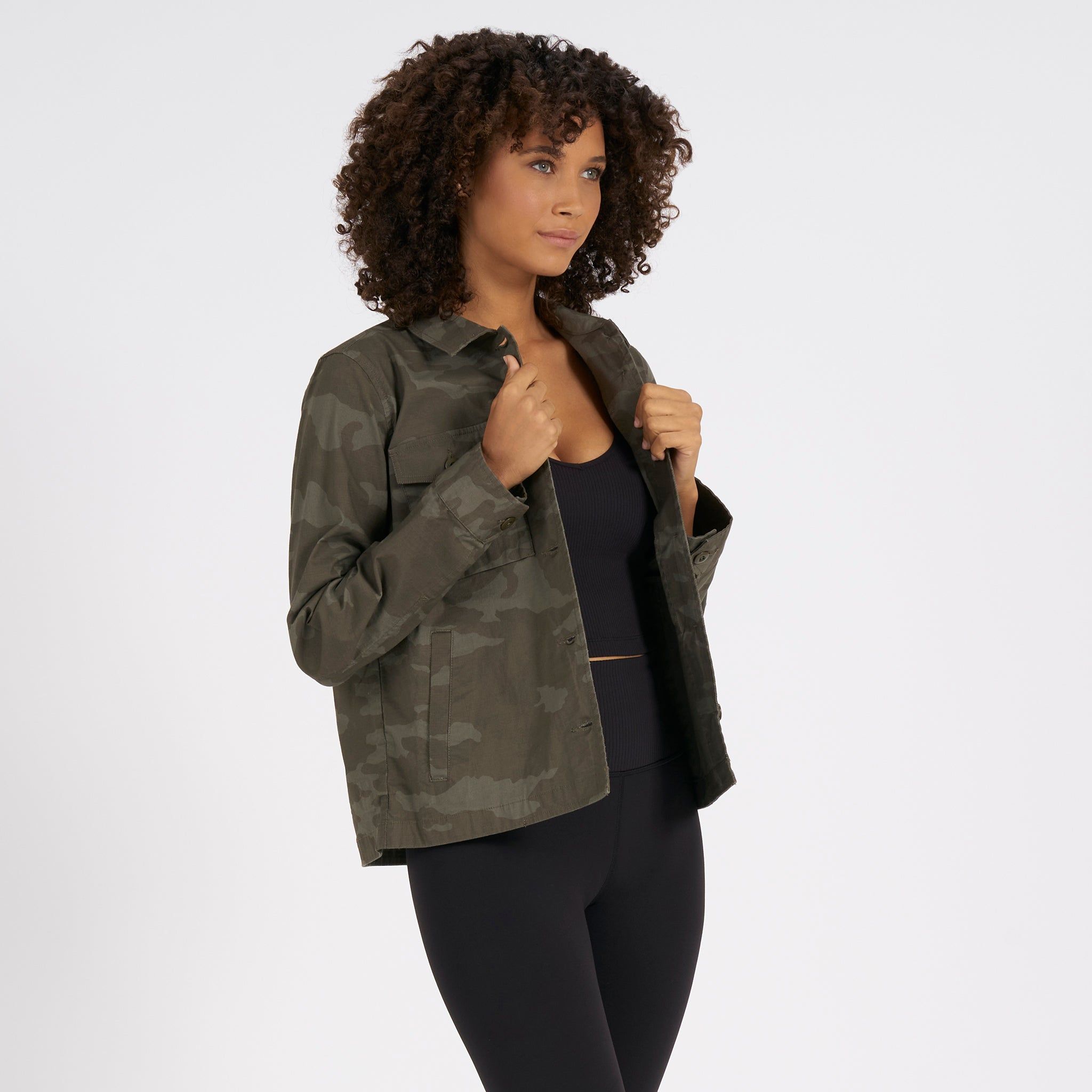 Womens Ripstop Jacket | Oregano Camo sold by Vuori product image thumbnail 2