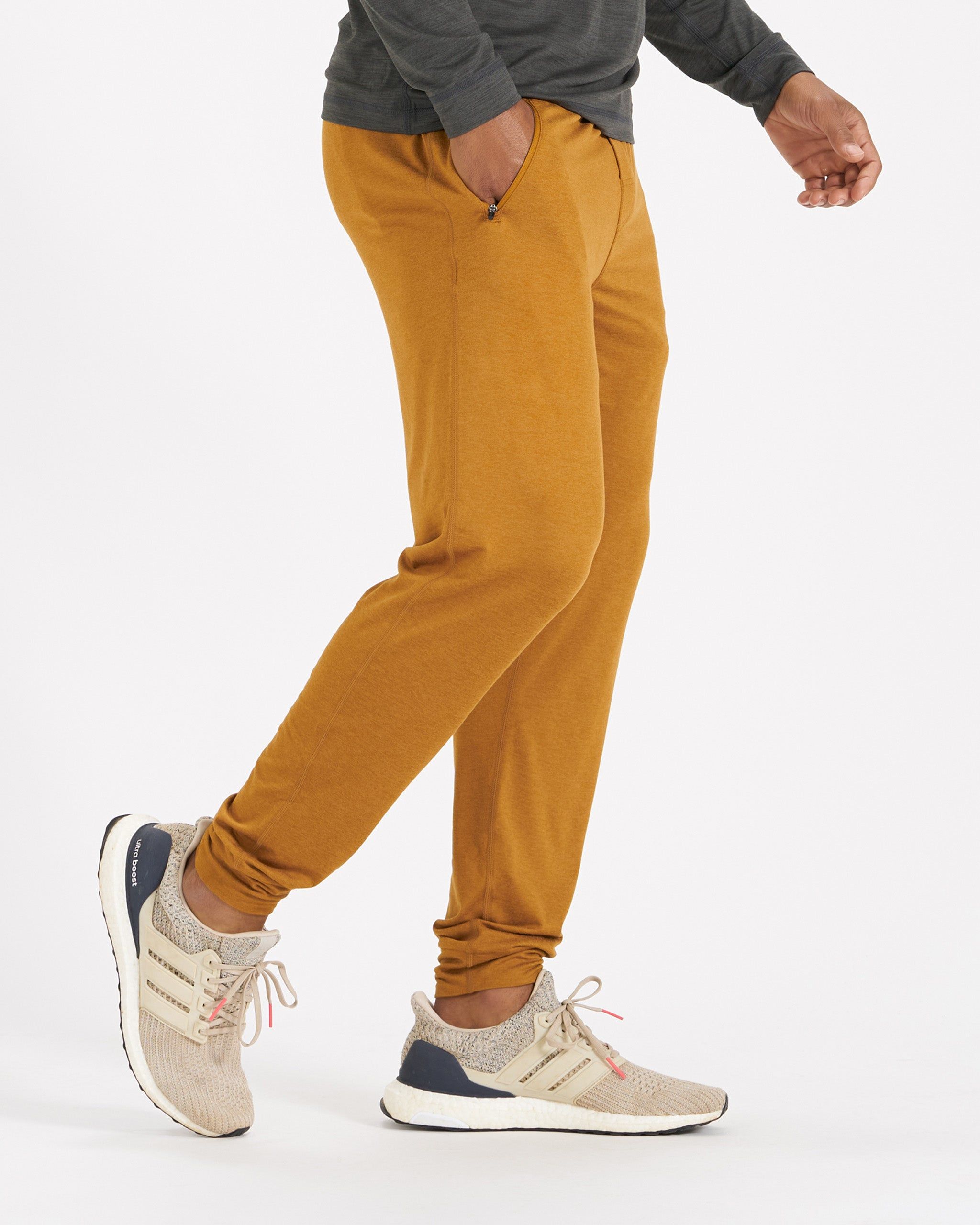 Ponto Performance Jogger | Dark Golden Heather sold by Vuori product image thumbnail 3