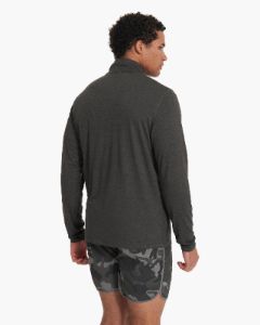 Ease Performance Half Zip | Charcoal Heather sold by Vuori