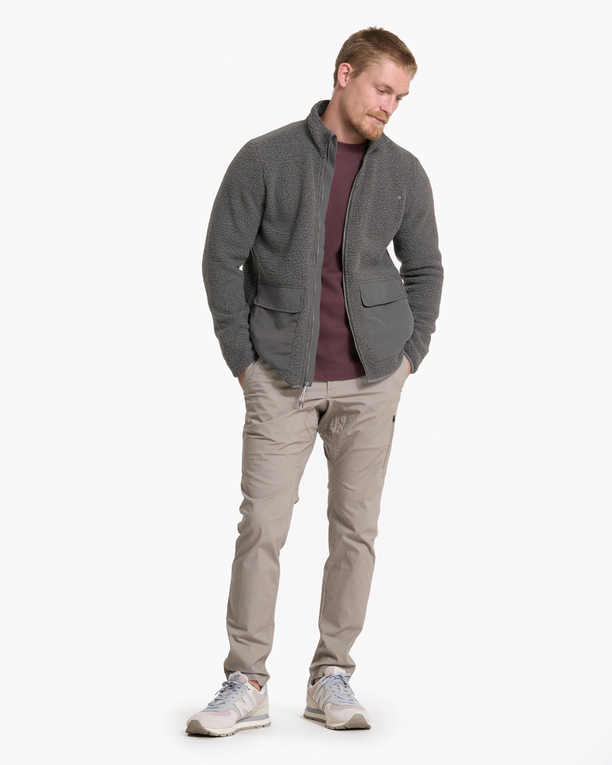 Idyllwild Sherpa Jacket | Charcoal sold by Vuori product image thumbnail 6