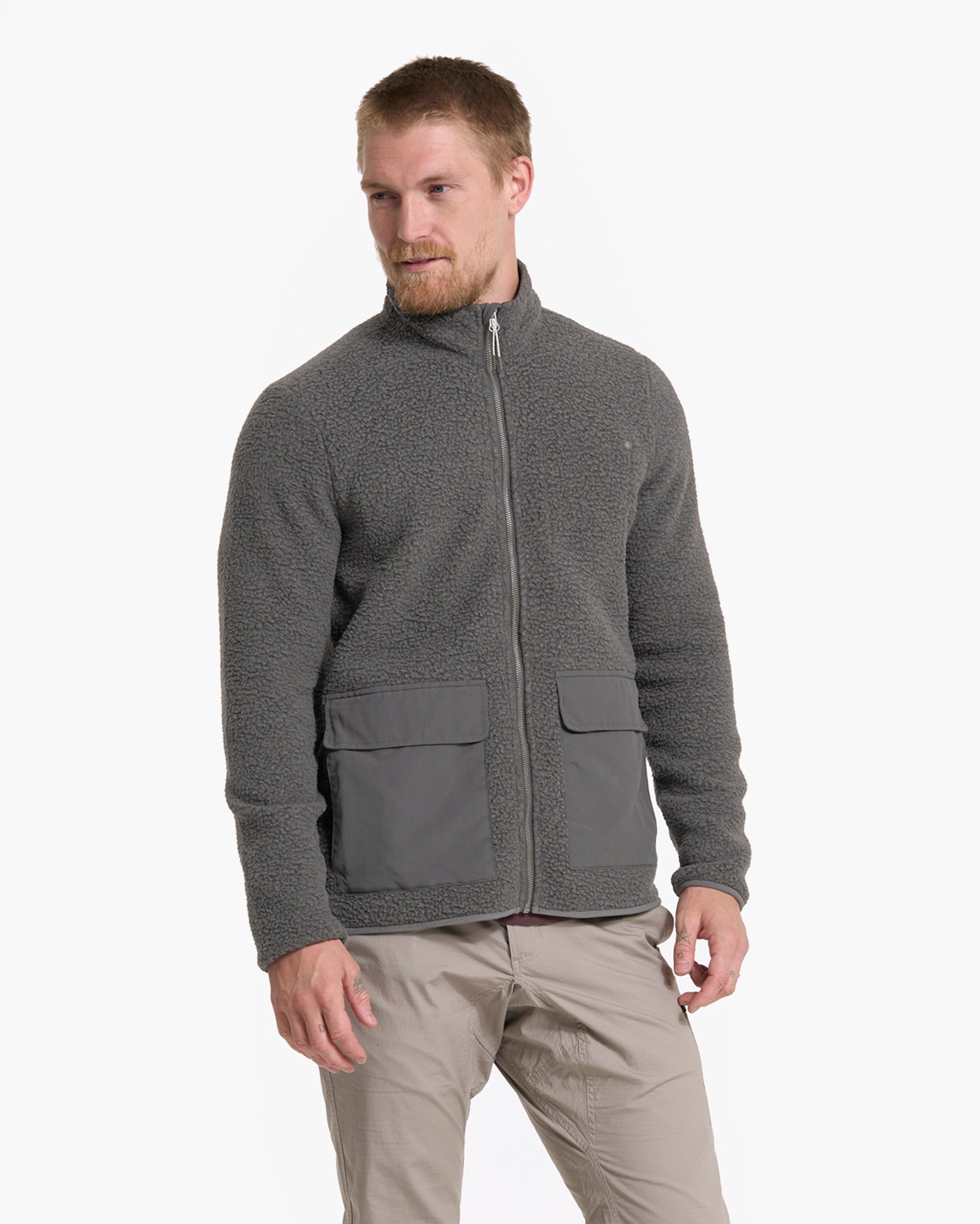 Idyllwild Sherpa Jacket | Charcoal sold by Vuori product image thumbnail 2