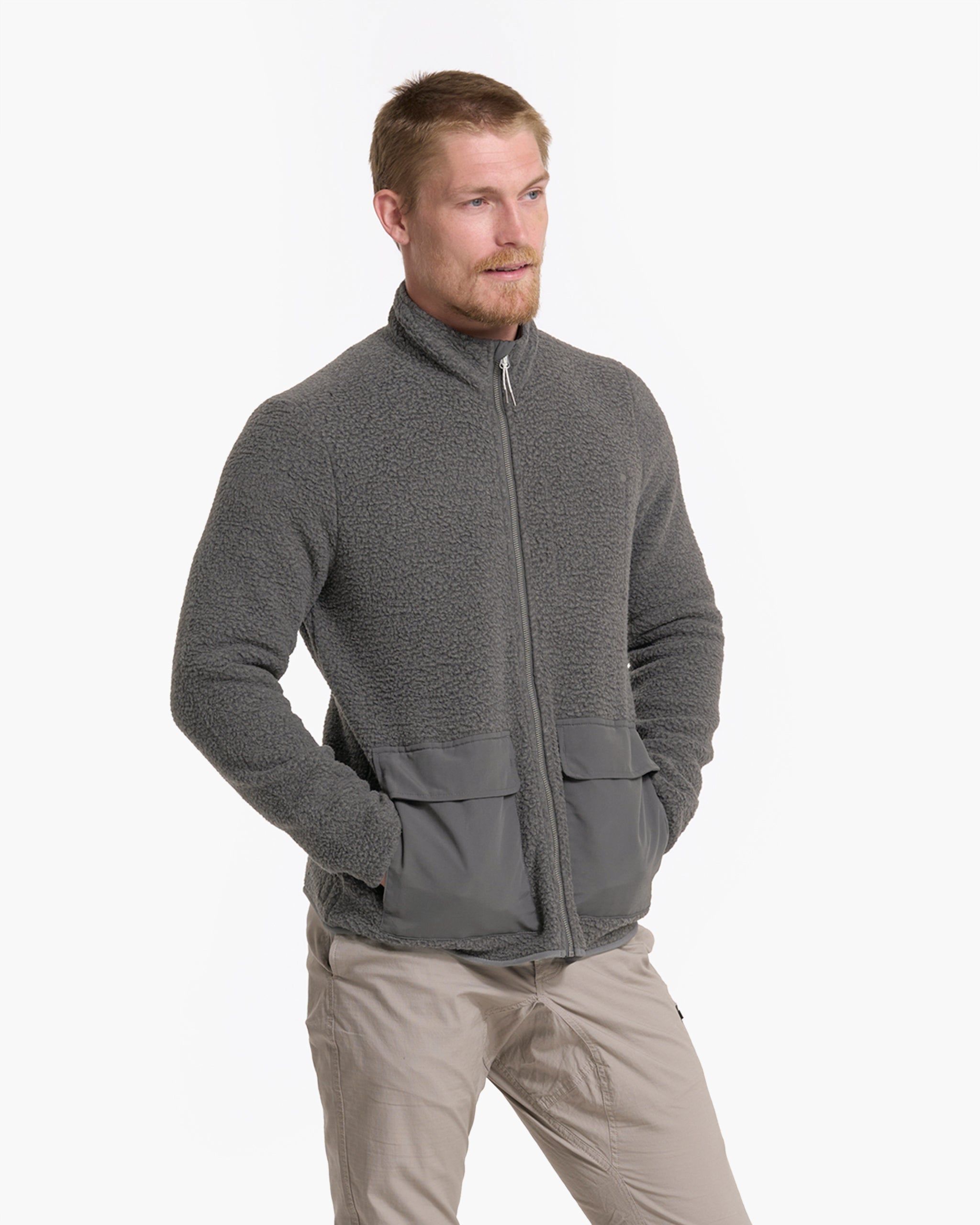 Idyllwild Sherpa Jacket | Charcoal sold by Vuori product image thumbnail 3