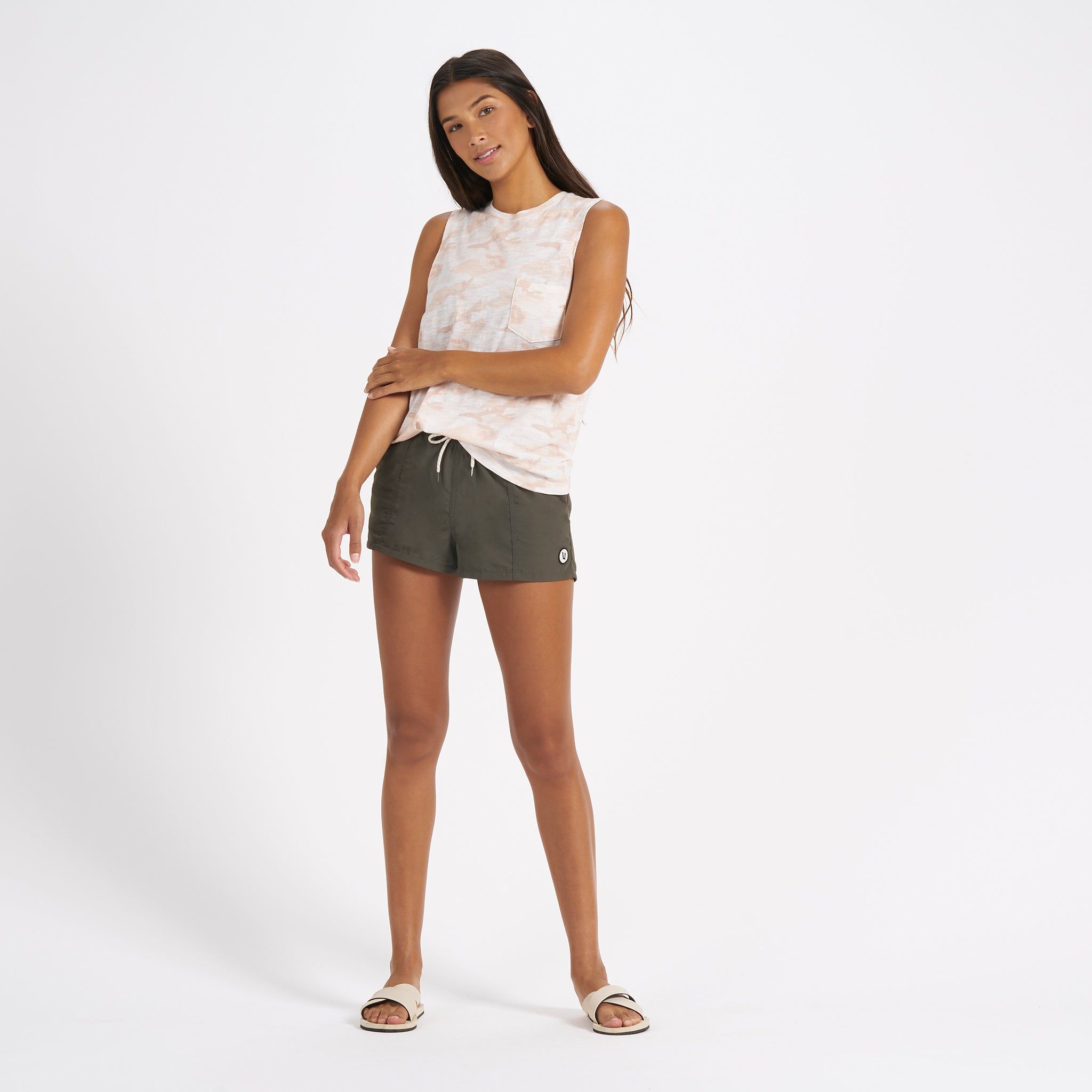 Sunset Tank | Bisque Camo sold by Vuori product image thumbnail 4