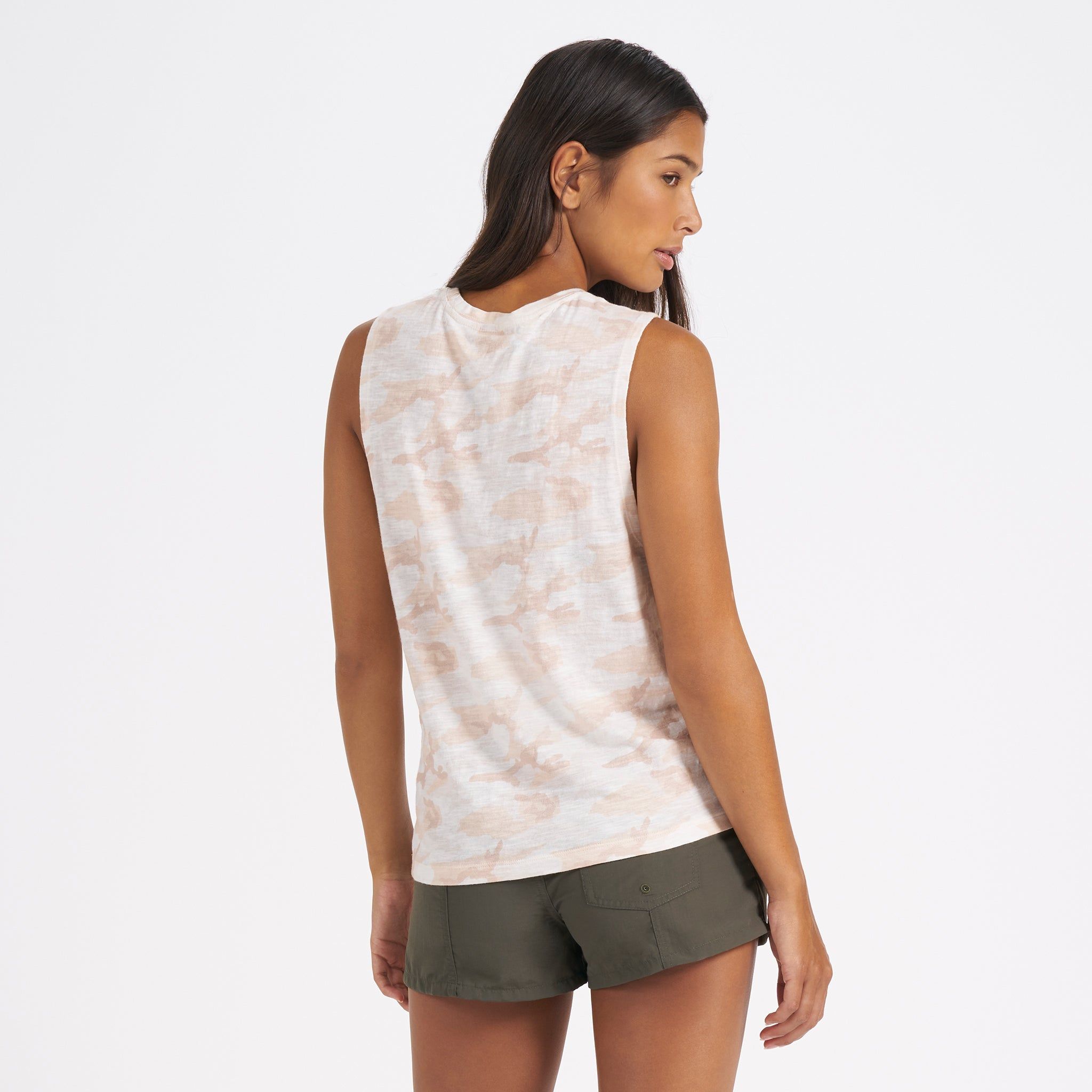 Sunset Tank | Bisque Camo sold by Vuori product image thumbnail 3