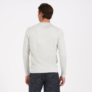 Long-Sleeve Tradewind Performance Tee | Mineral Heather sold by Vuori