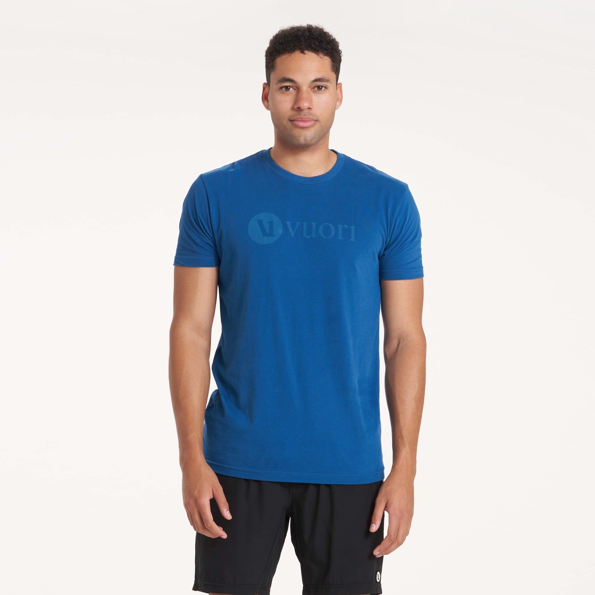 V1 Vuori Wordmark Logo Tee | Sea sold by Vuori product image thumbnail 2