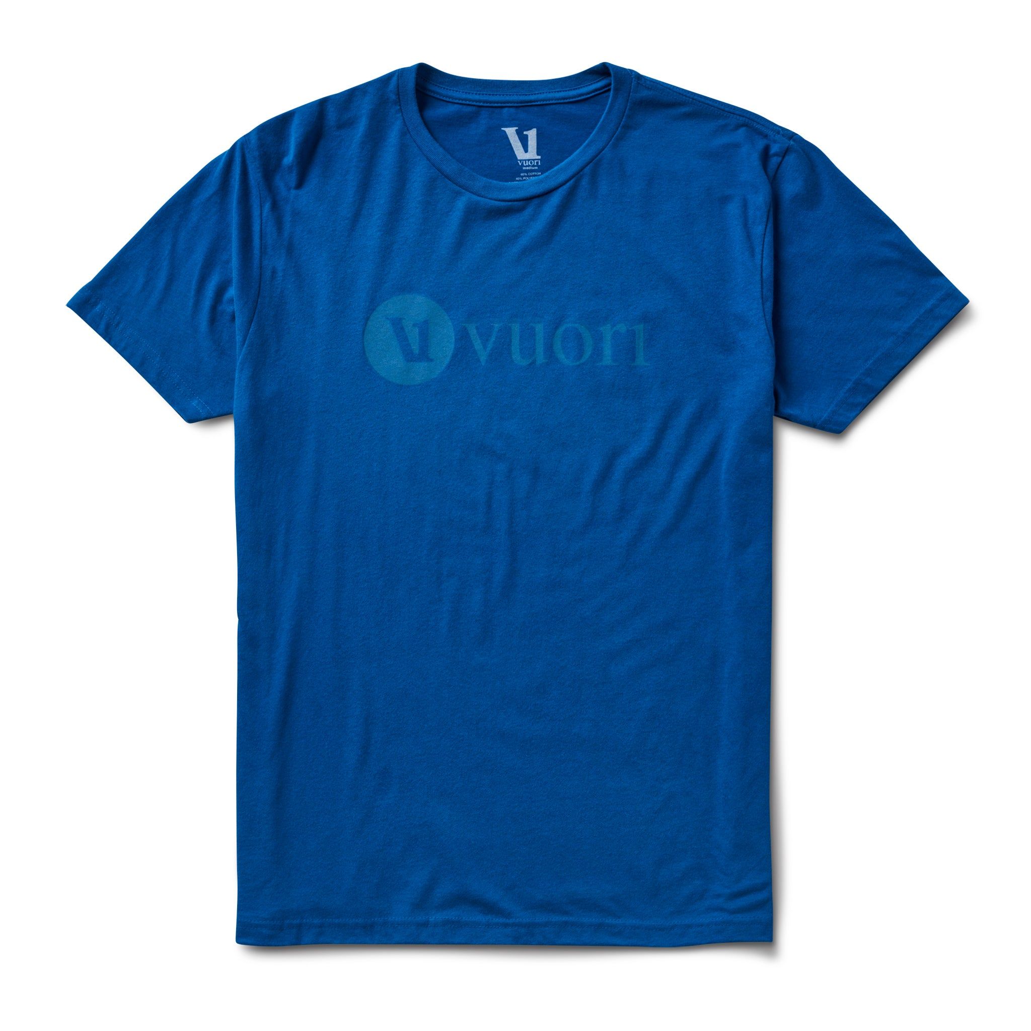 V1 Vuori Wordmark Logo Tee | Sea sold by Vuori