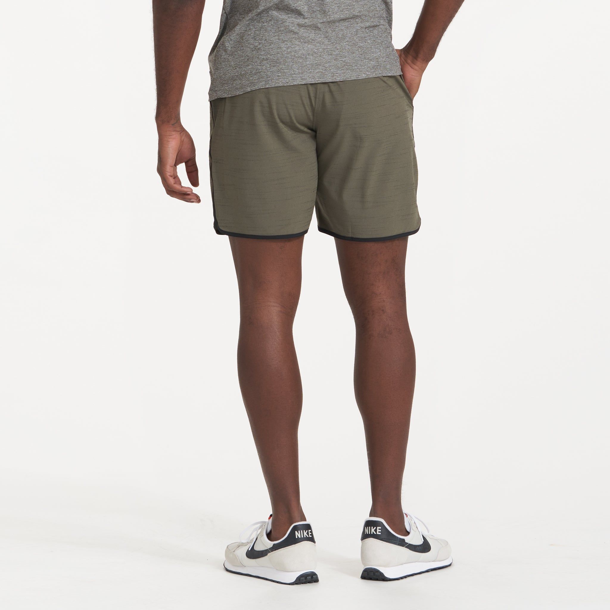 Banks Short | Oregano Slub Stripe sold by Vuori product image thumbnail 4