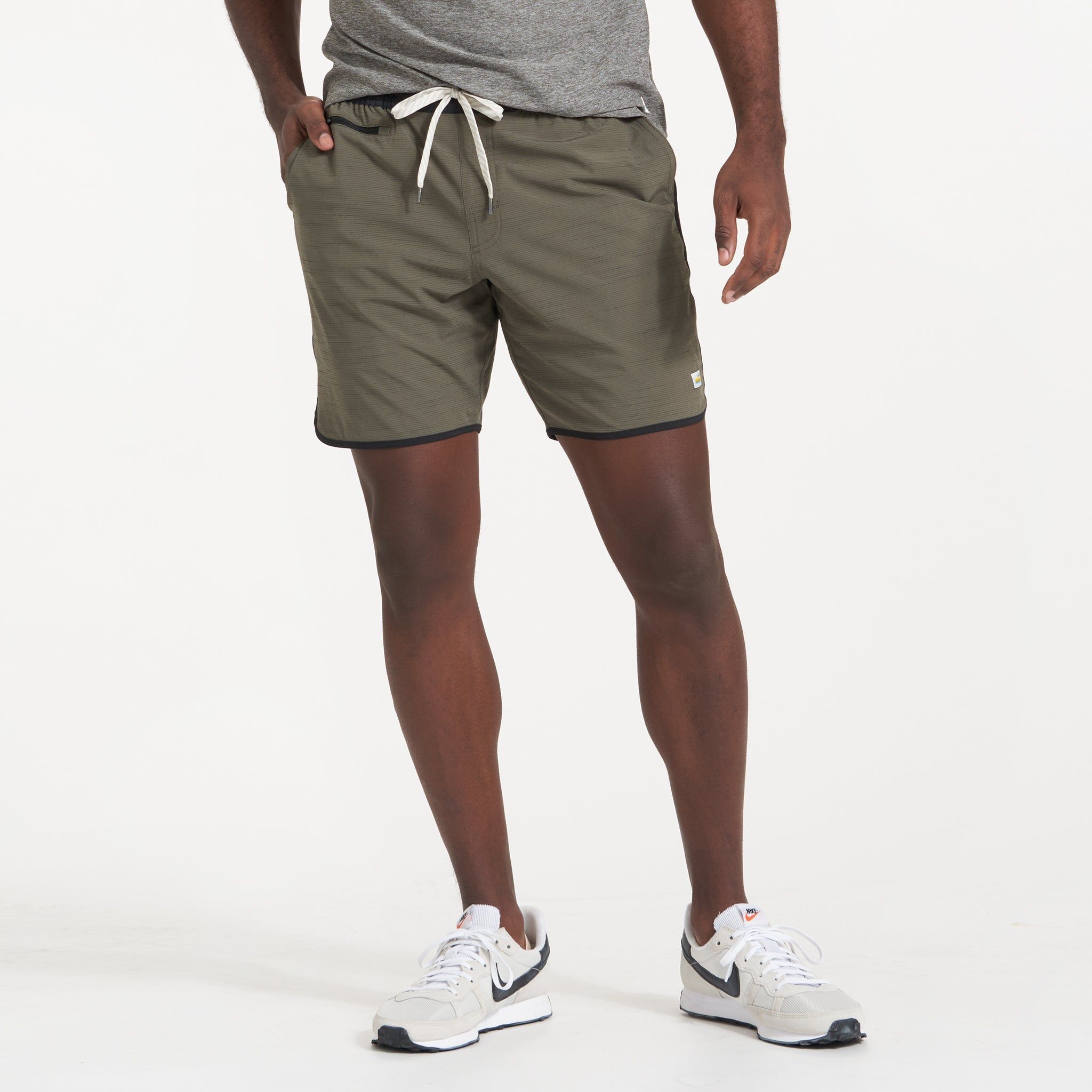 Banks Short | Oregano Slub Stripe sold by Vuori product image thumbnail 2