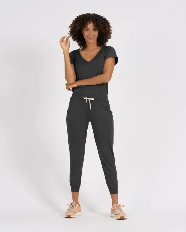 All Day Jumpsuit | Charcoal Heather sold by Vuori